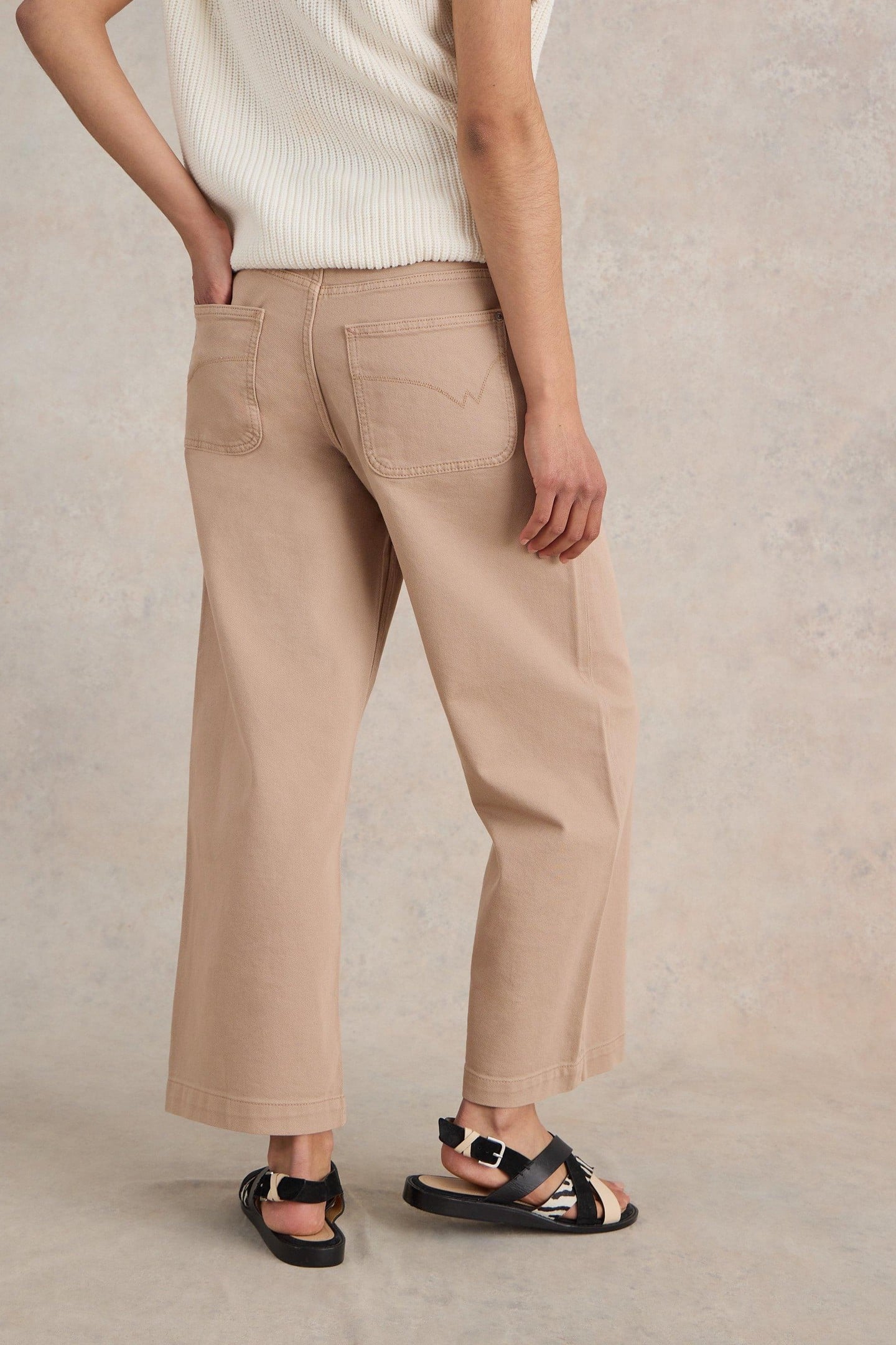 TIA WIDE LEG CROP JEAN DARK NATURAL 3