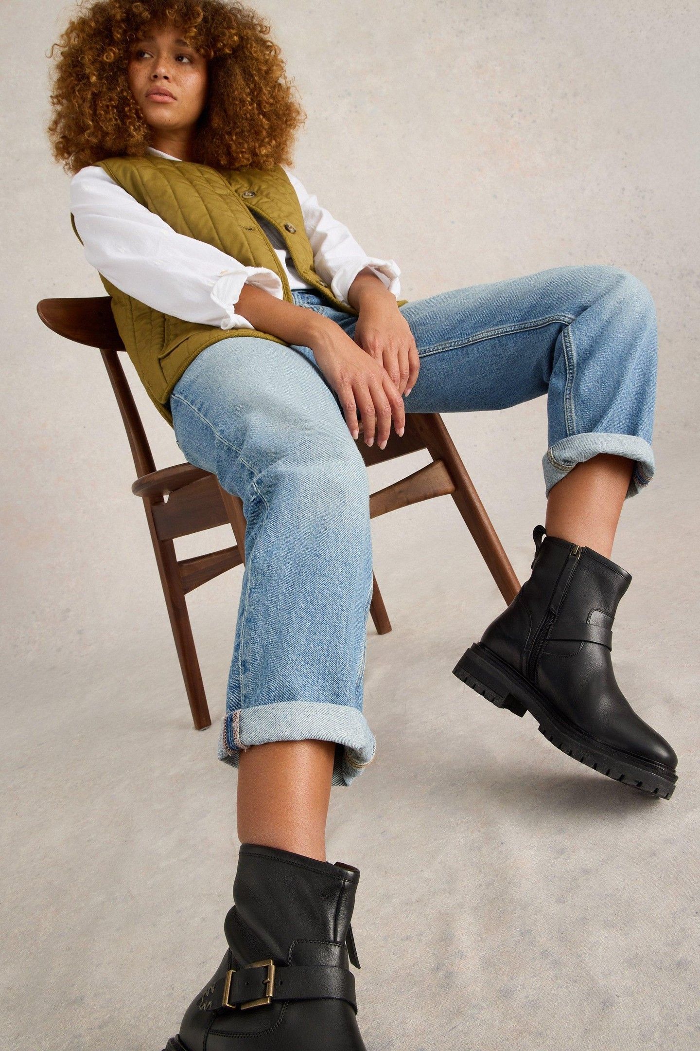 CHARLIE STRAIGHT JEAN MID DENIM 6