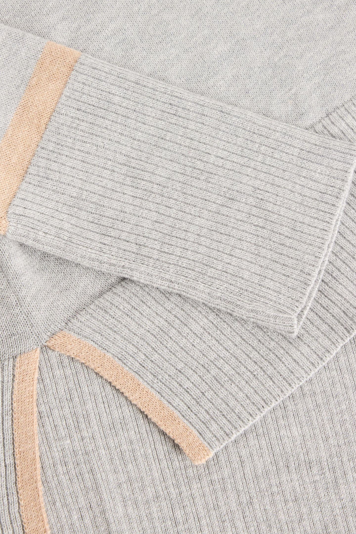 OLIVE STRIPE HEART JUMPER NATURAL MULTI 5