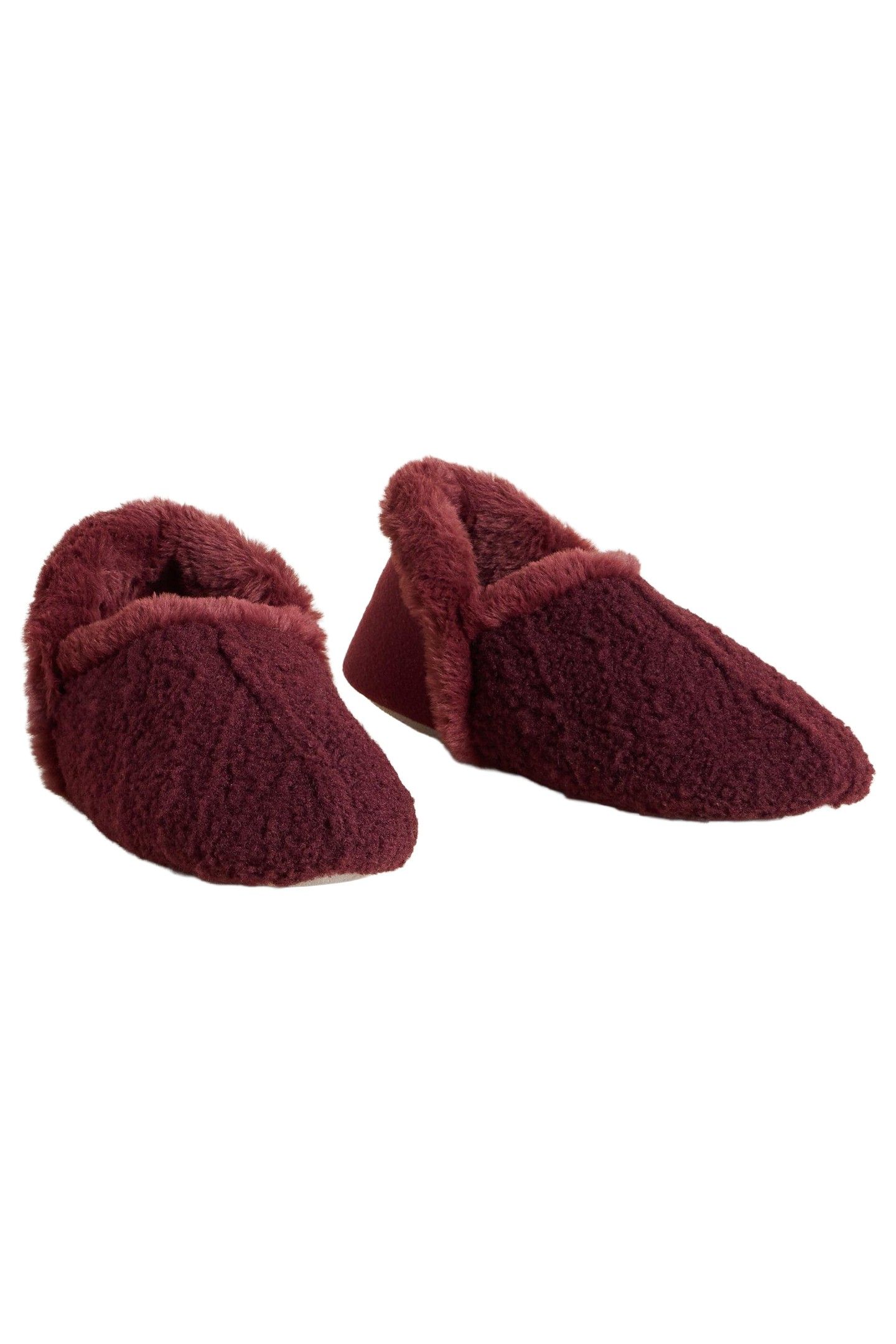 REYA CLOSED BACK SLIPPER DARK PLUM 3