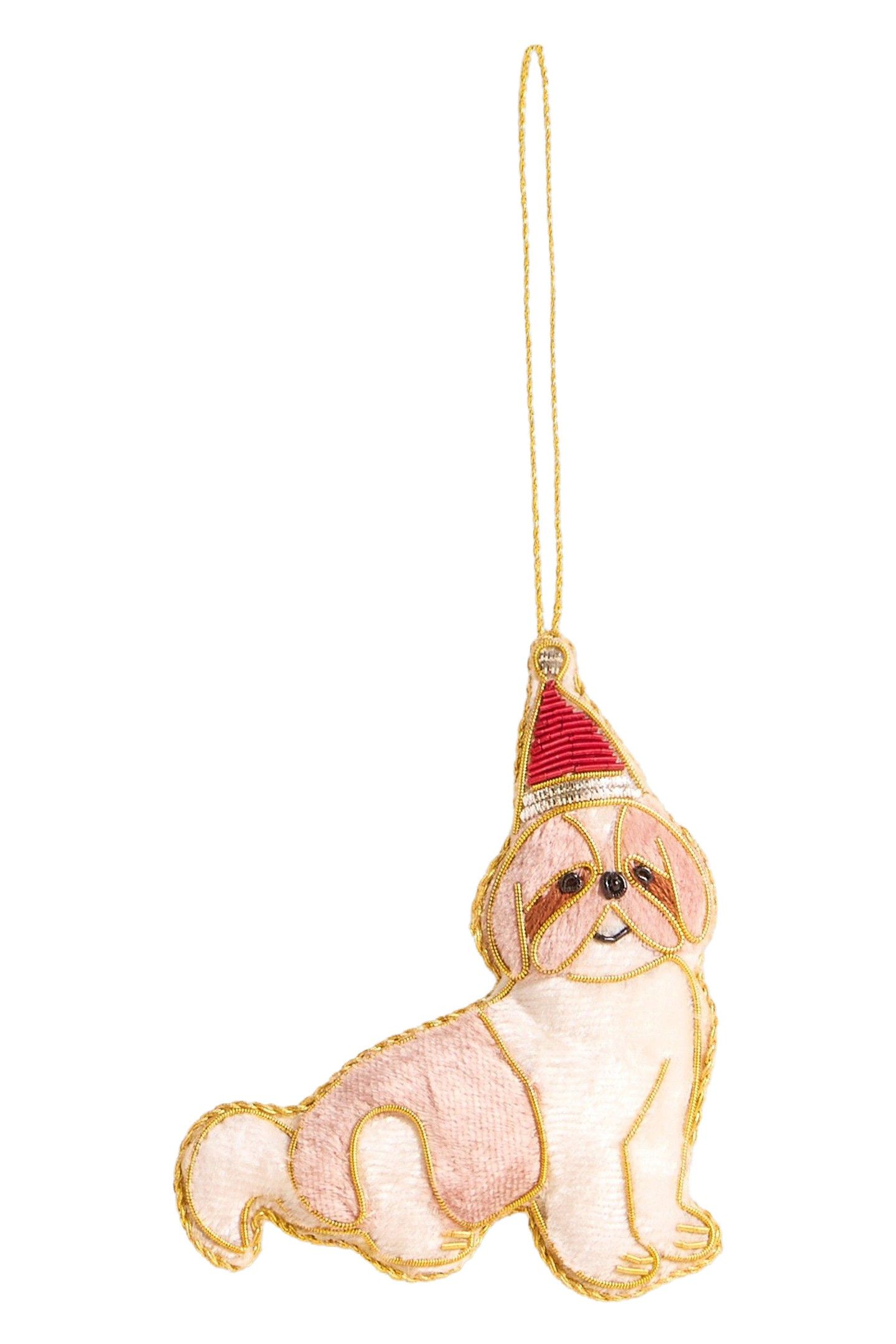 SANTA DOG SPARKLE DEC NATURAL MULTI 2