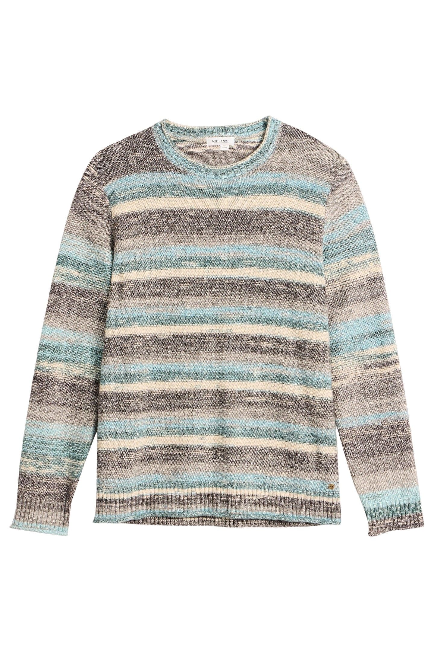 SPACEDYE KNITTED JUMPER BLUE MULTI 4