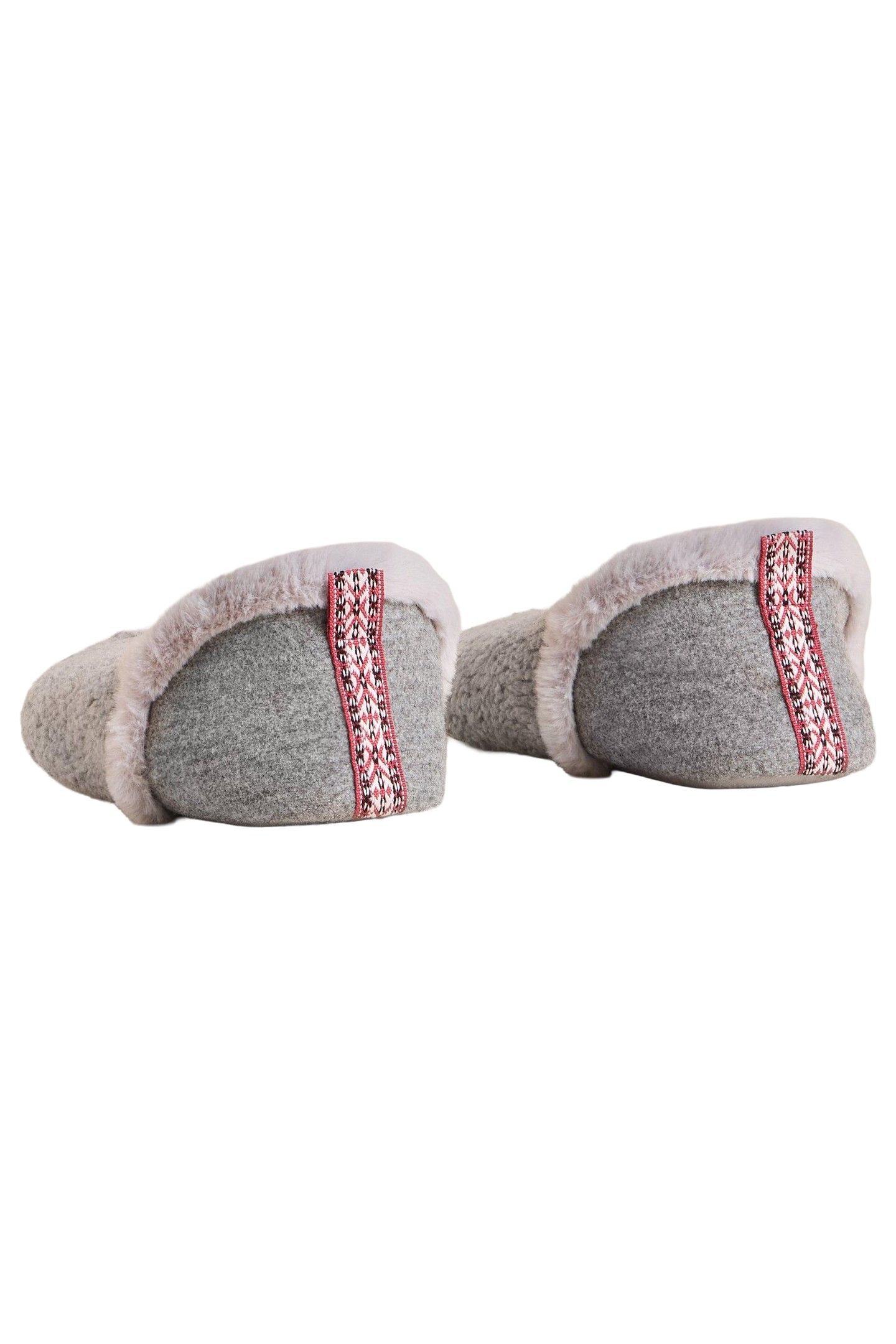REYA CLOSED BACK SLIPPER MID GREY 5