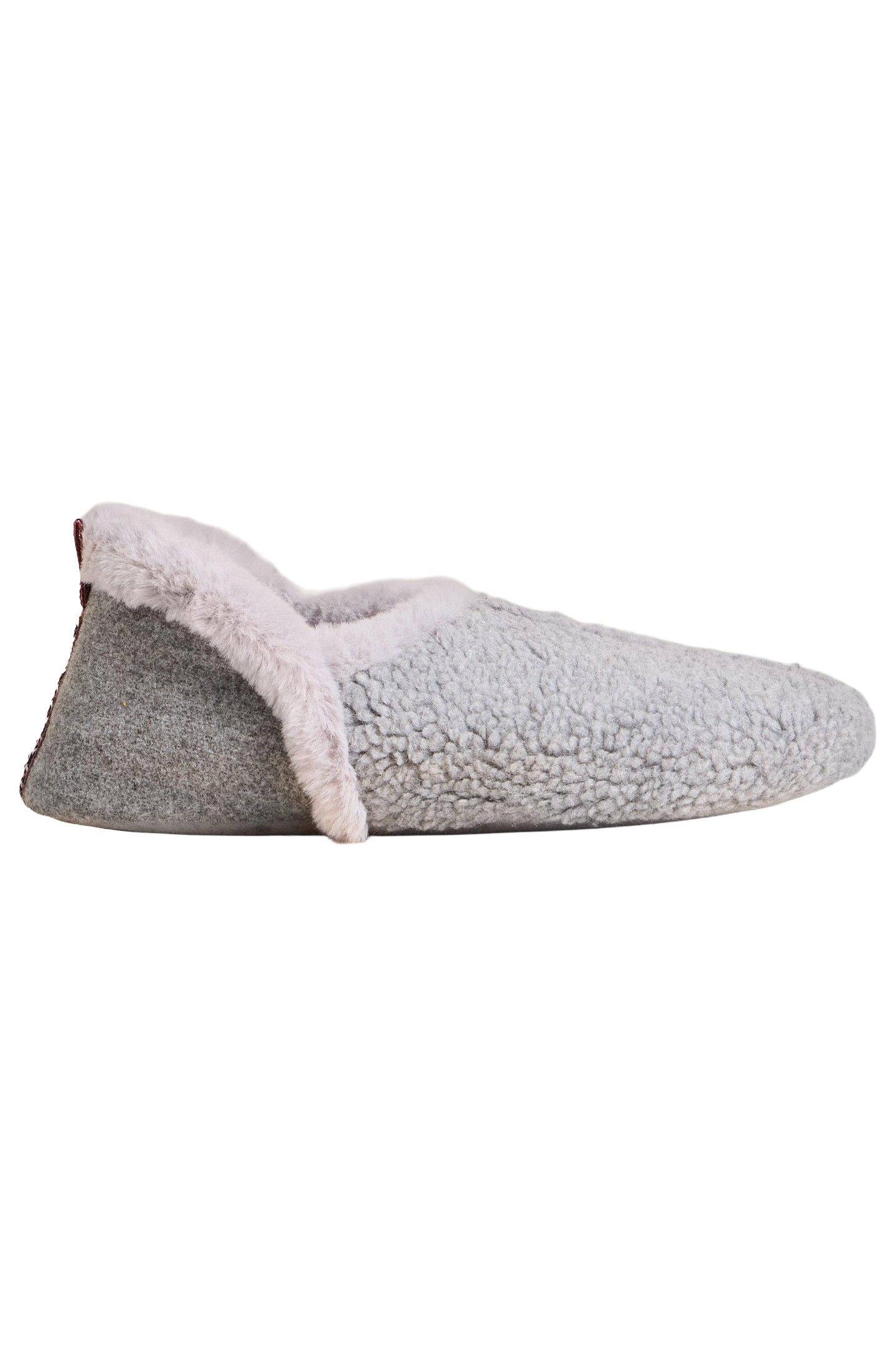 REYA CLOSED BACK SLIPPER MID GREY 1