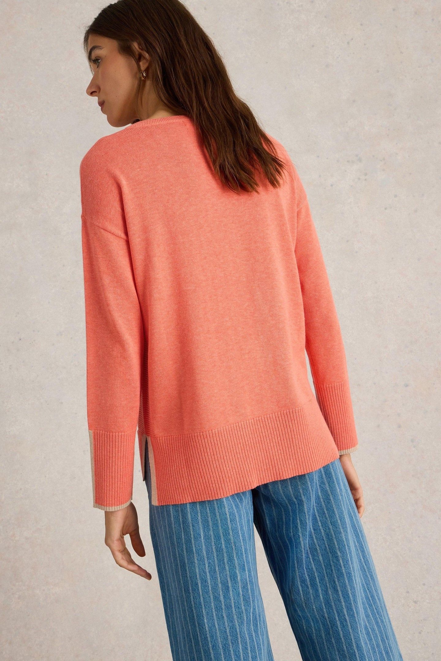 OLIVE JUMPER MID CORAL 3