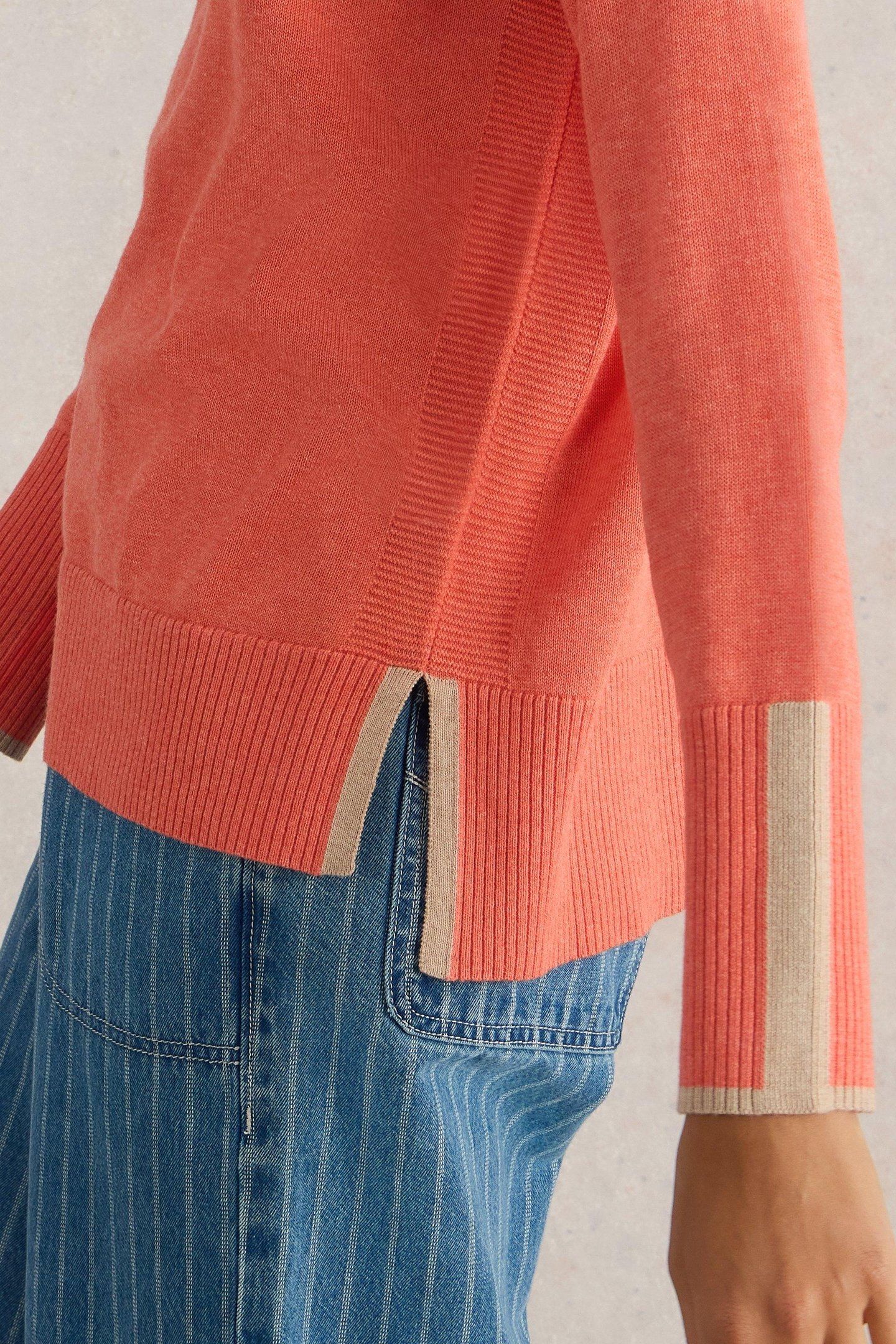 OLIVE JUMPER MID CORAL 6