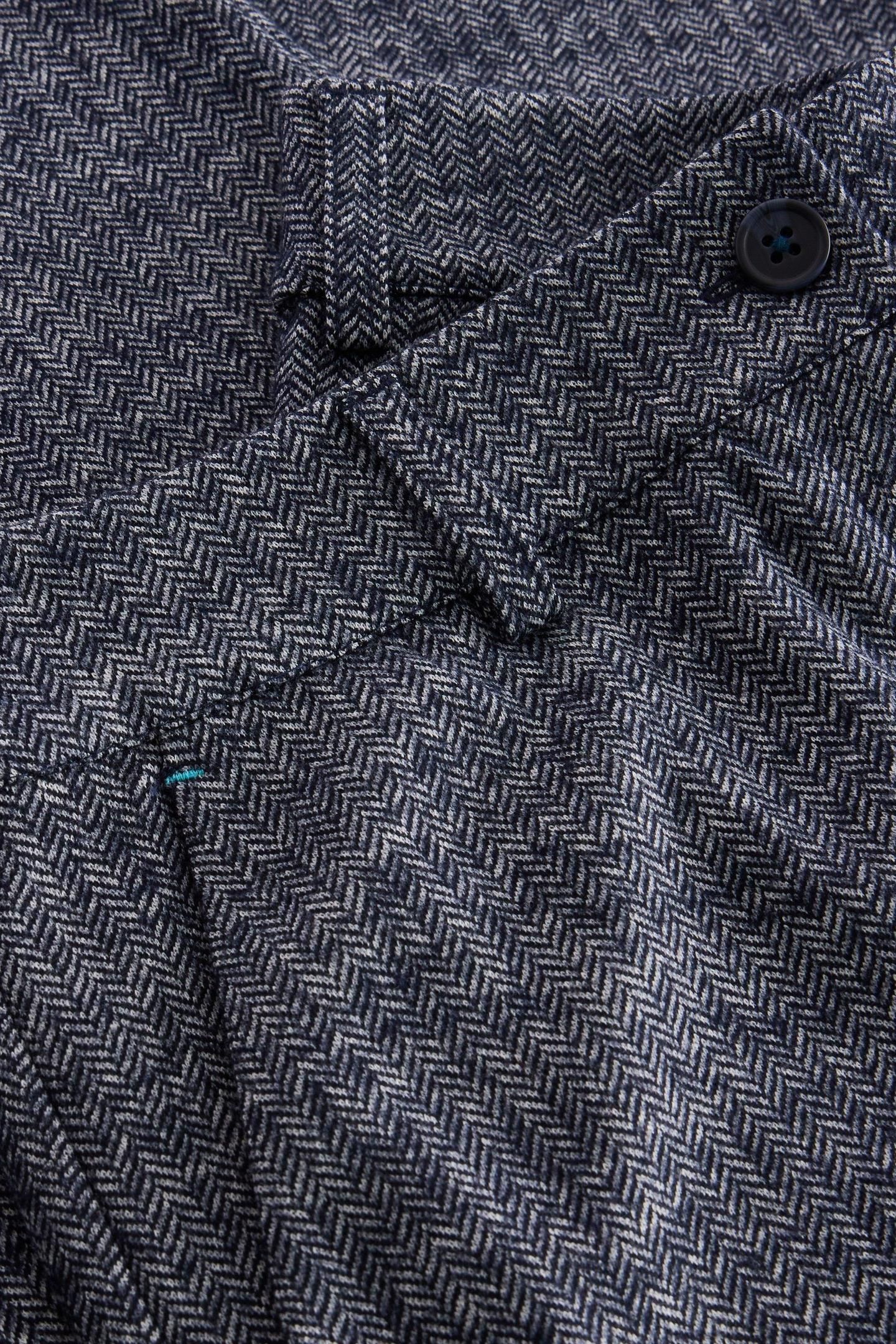 BELLE TWEEDY WIDE LEG TROUSER NAVY MULTI 5