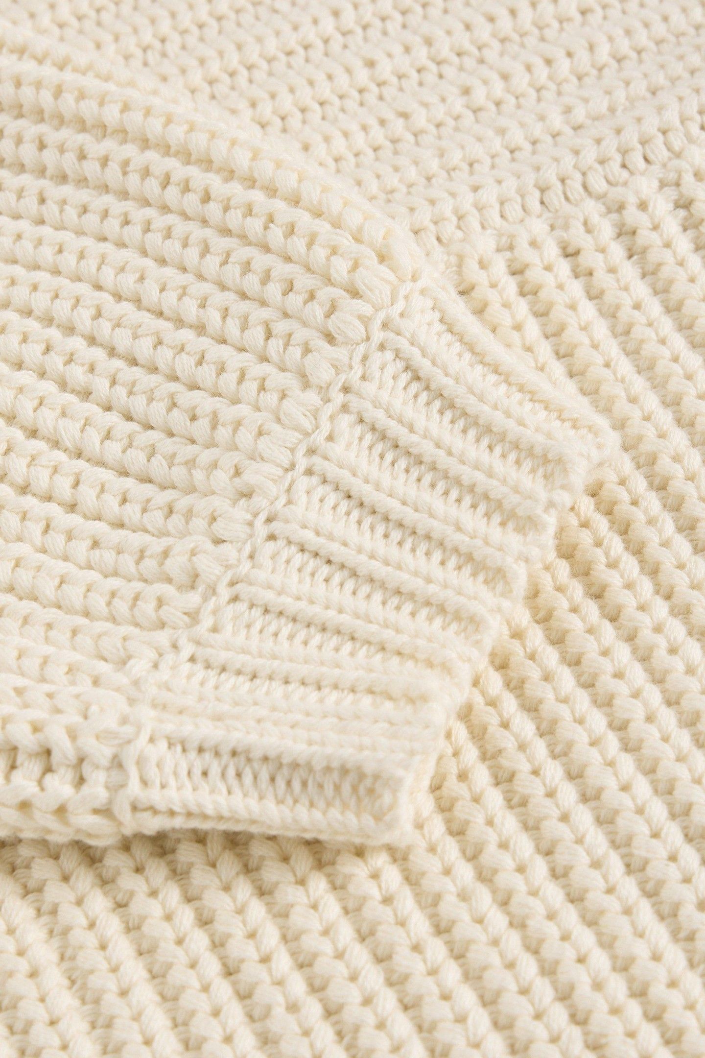 MARLEY MIX COTTON JUMPER PALE IVORY 5