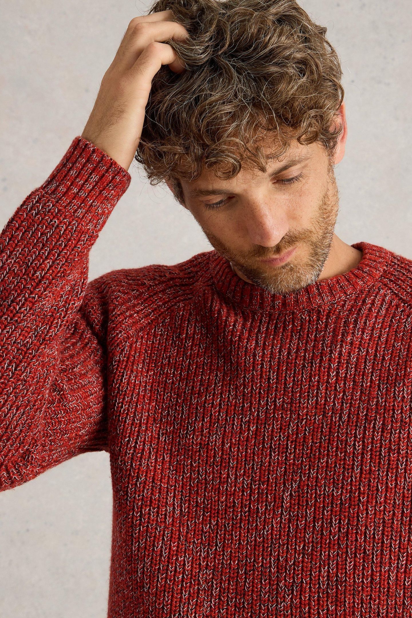 RYE TWISTED CREW NECK RED MULTI 6