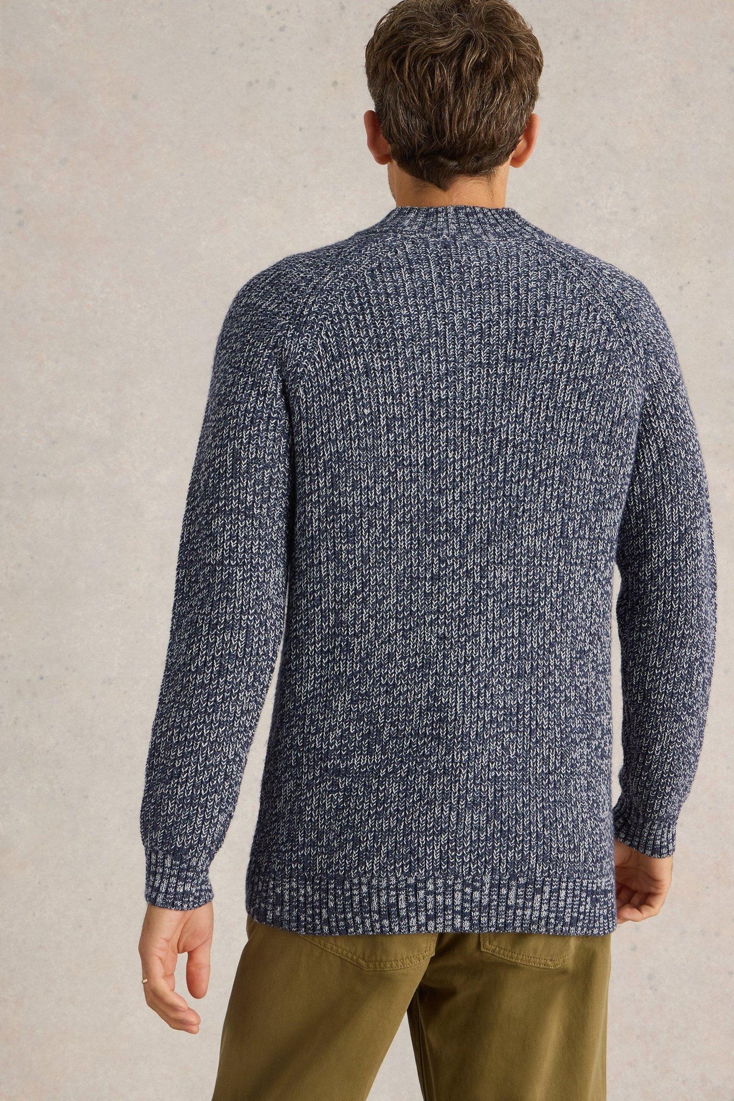 RYE TWISTED ZIP THROUGH NAVY MULTI 2