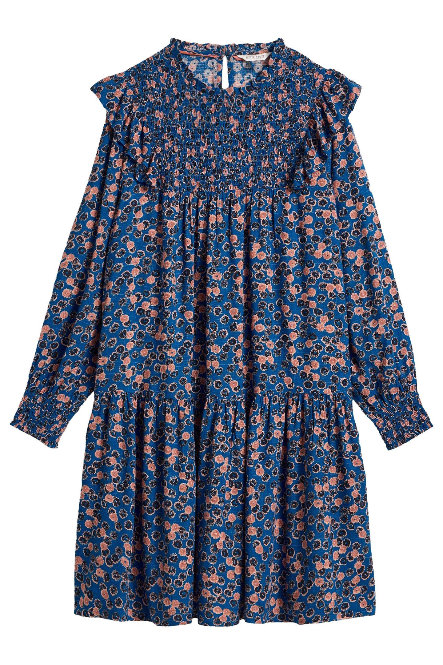 SYLVIE DRESS BLUE MULTI 3