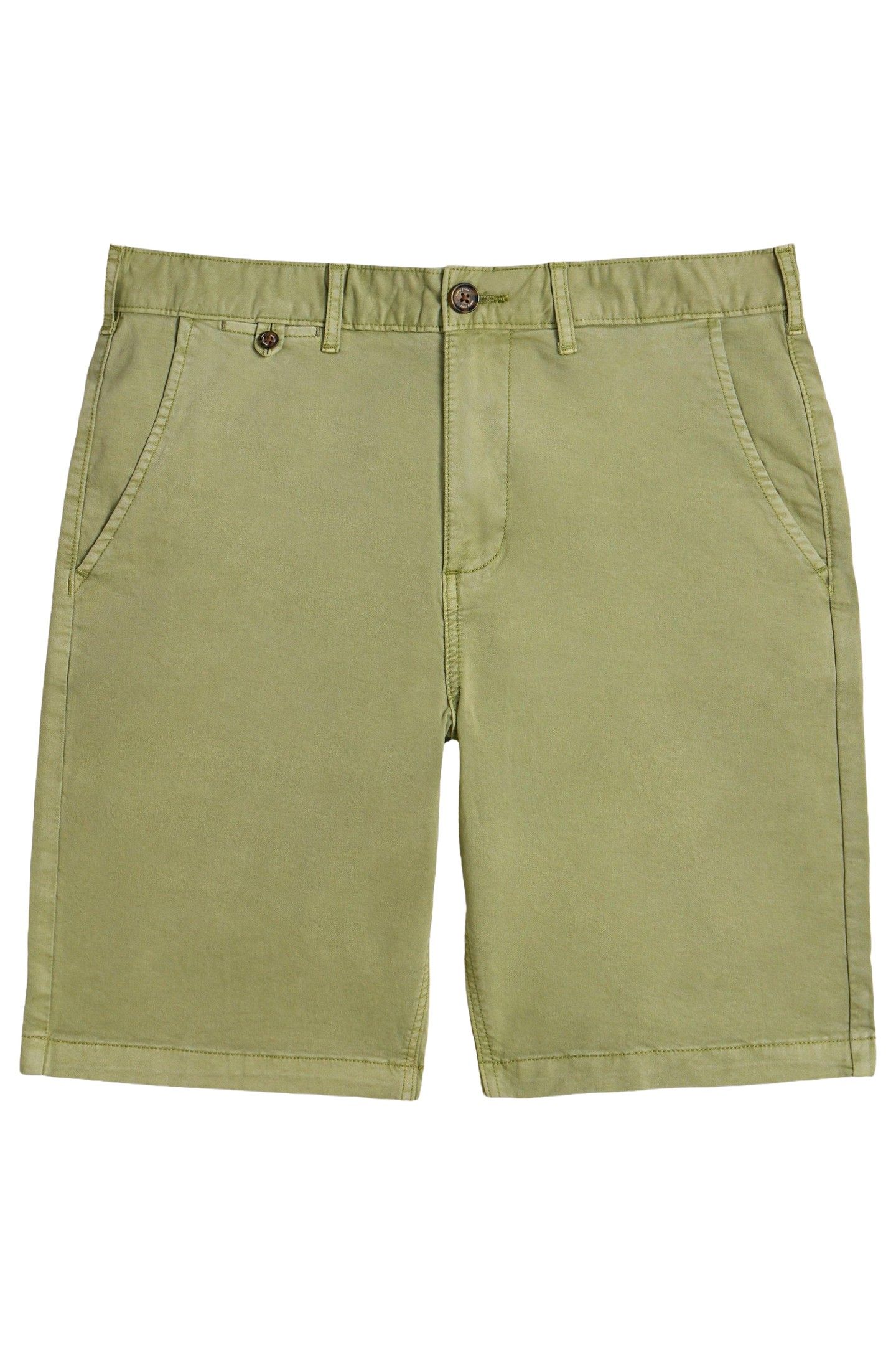 SUTTON ORGANIC CHINO SHORT LIGHT GREEN 3