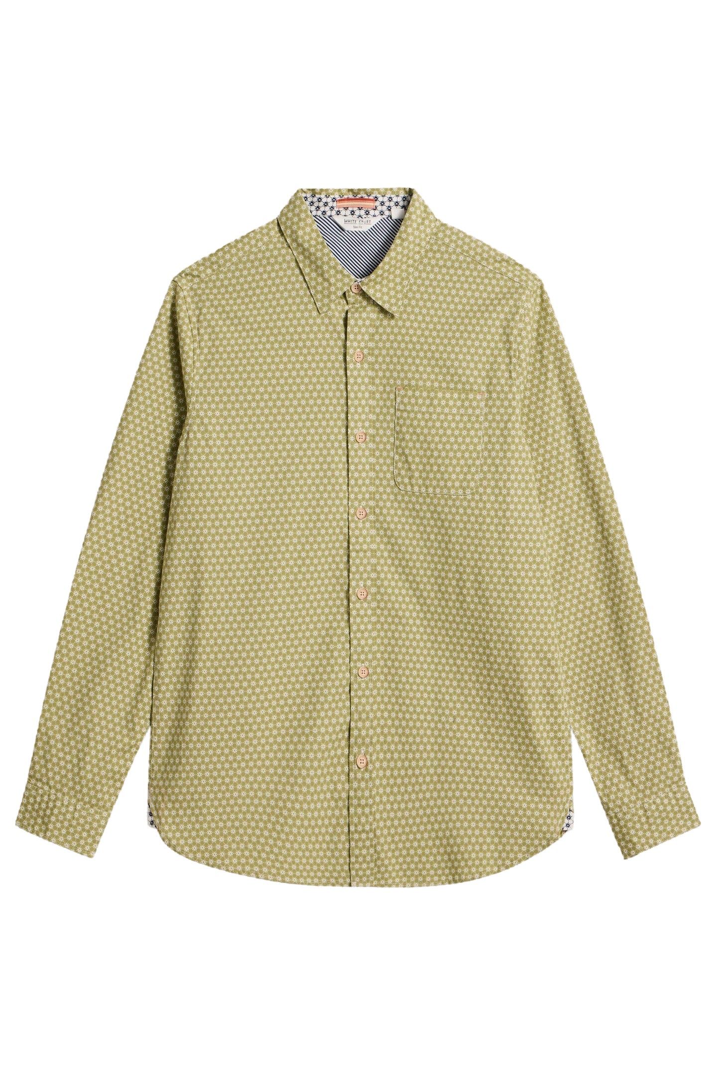 MINI FLOWER PRINTED SHIRT GREEN PRINT 3