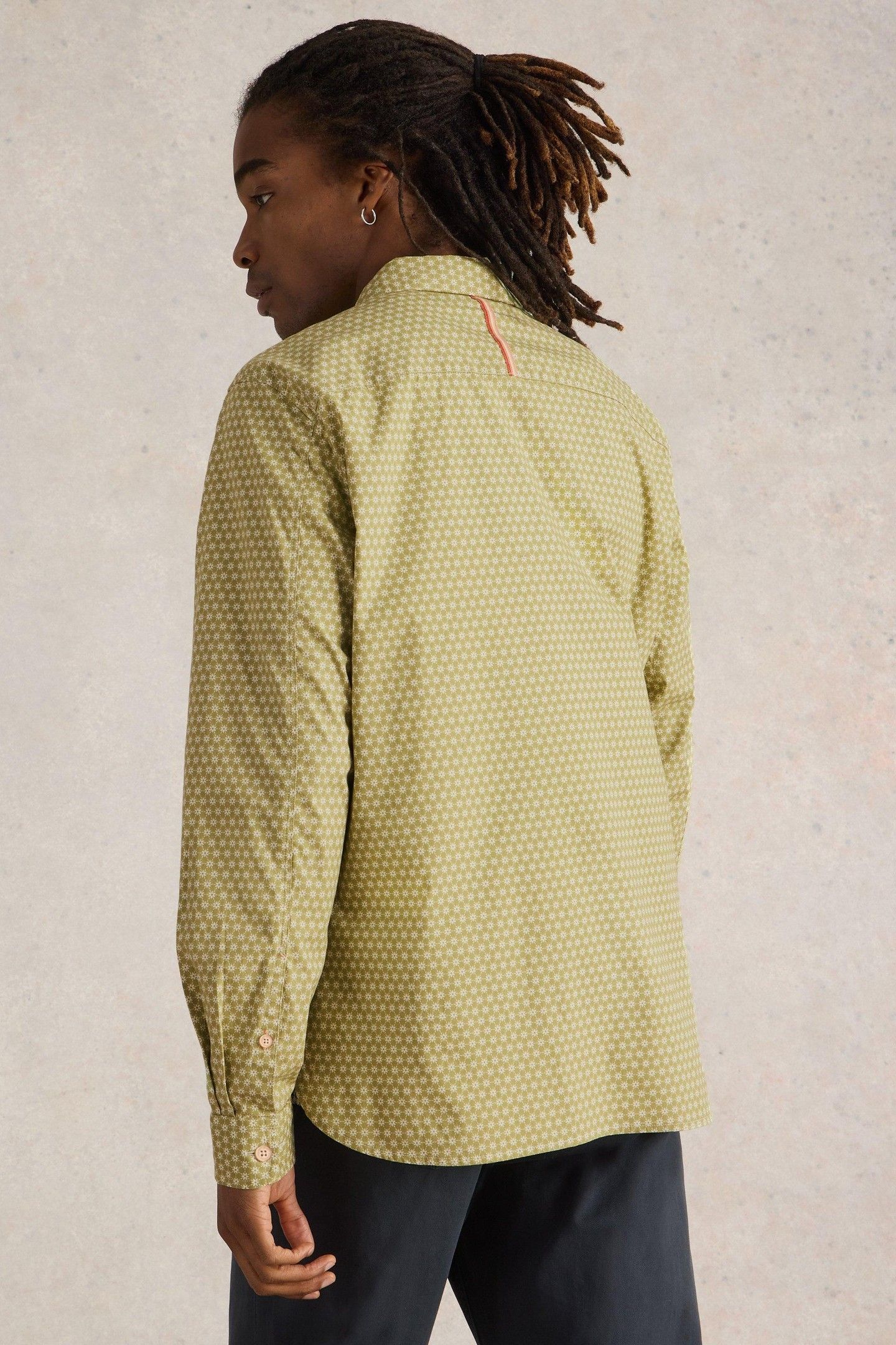 MINI FLOWER PRINTED SHIRT GREEN PRINT 2