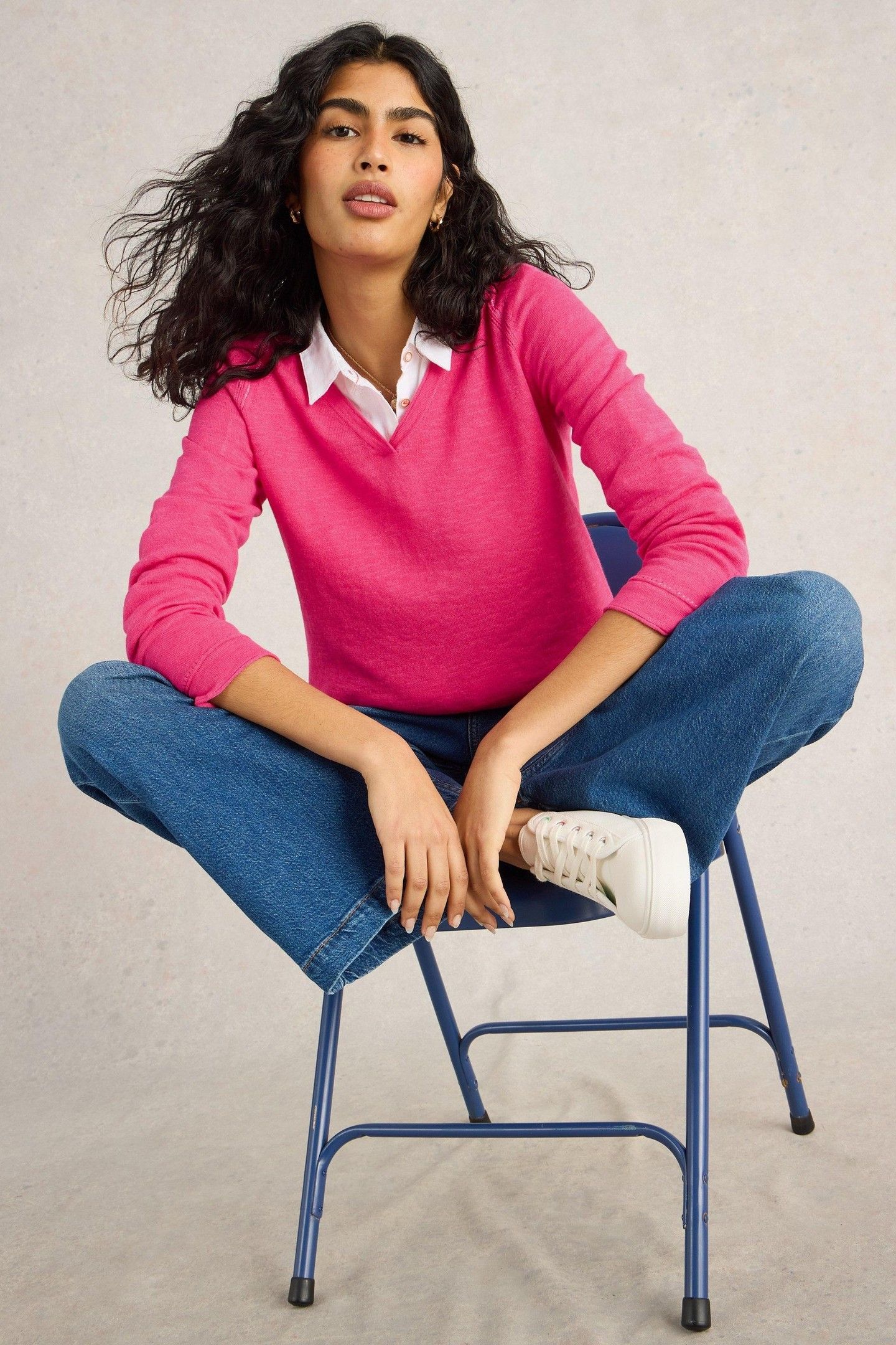 NARIA JUMPER BRIGHT PINK 6