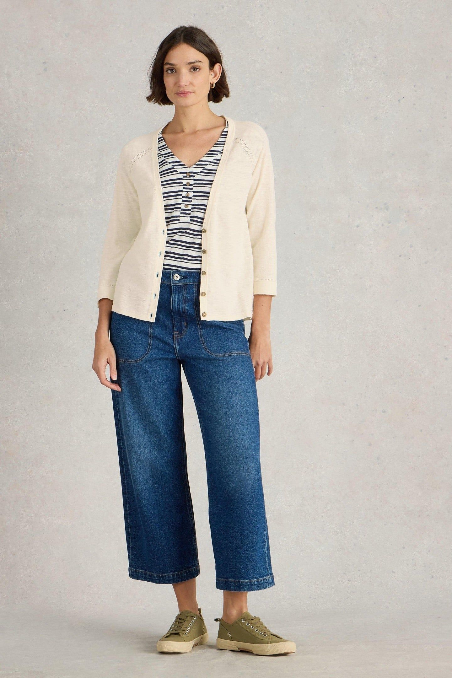 NARIA CARDI NATURAL WHITE 1