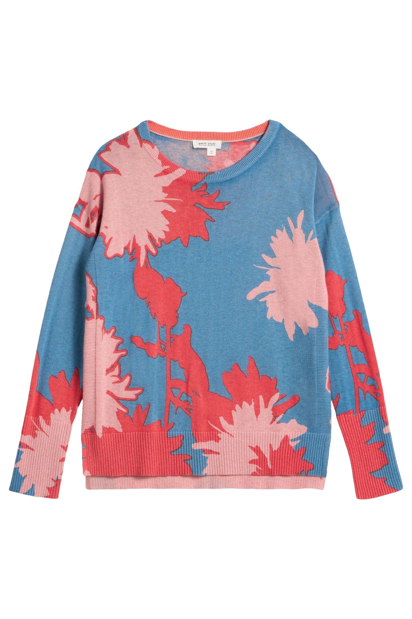 OLIVE FLORAL JUMPER BLUE PRINT 4