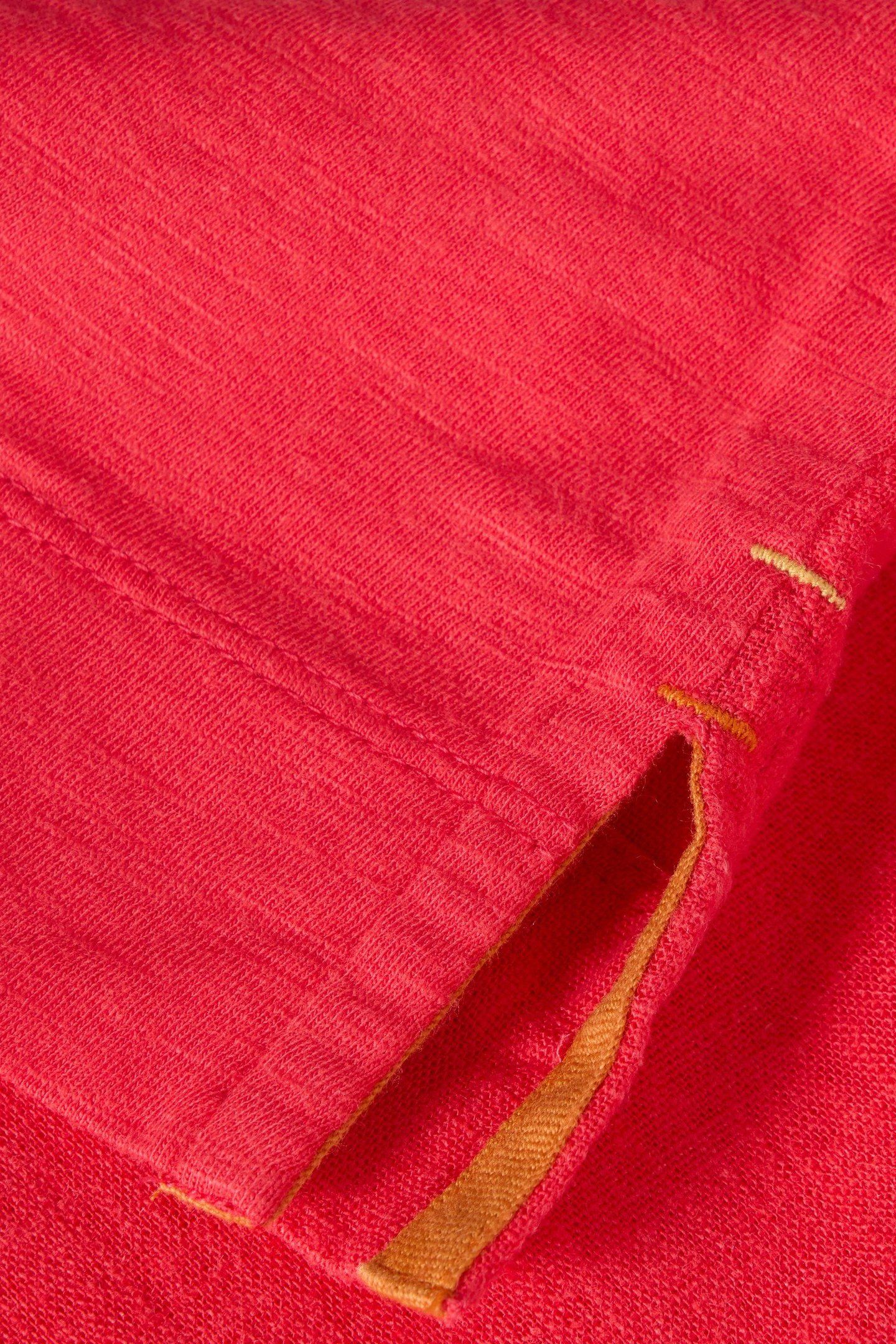 DELILAH BUTTON TOP BRIGHT PINK 6