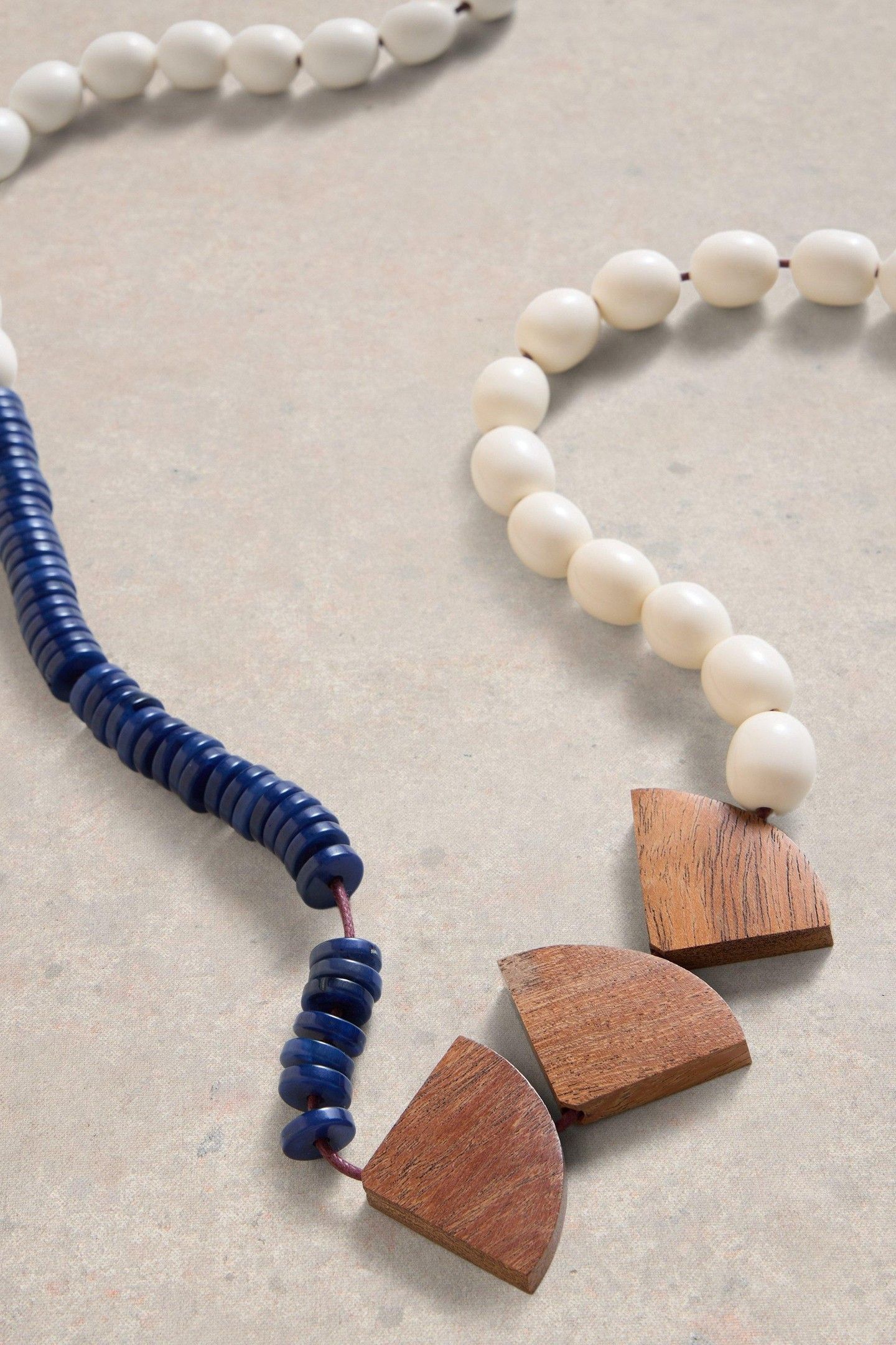BEECH MULTI BEAD NECKLACE NAVY MULTI 2