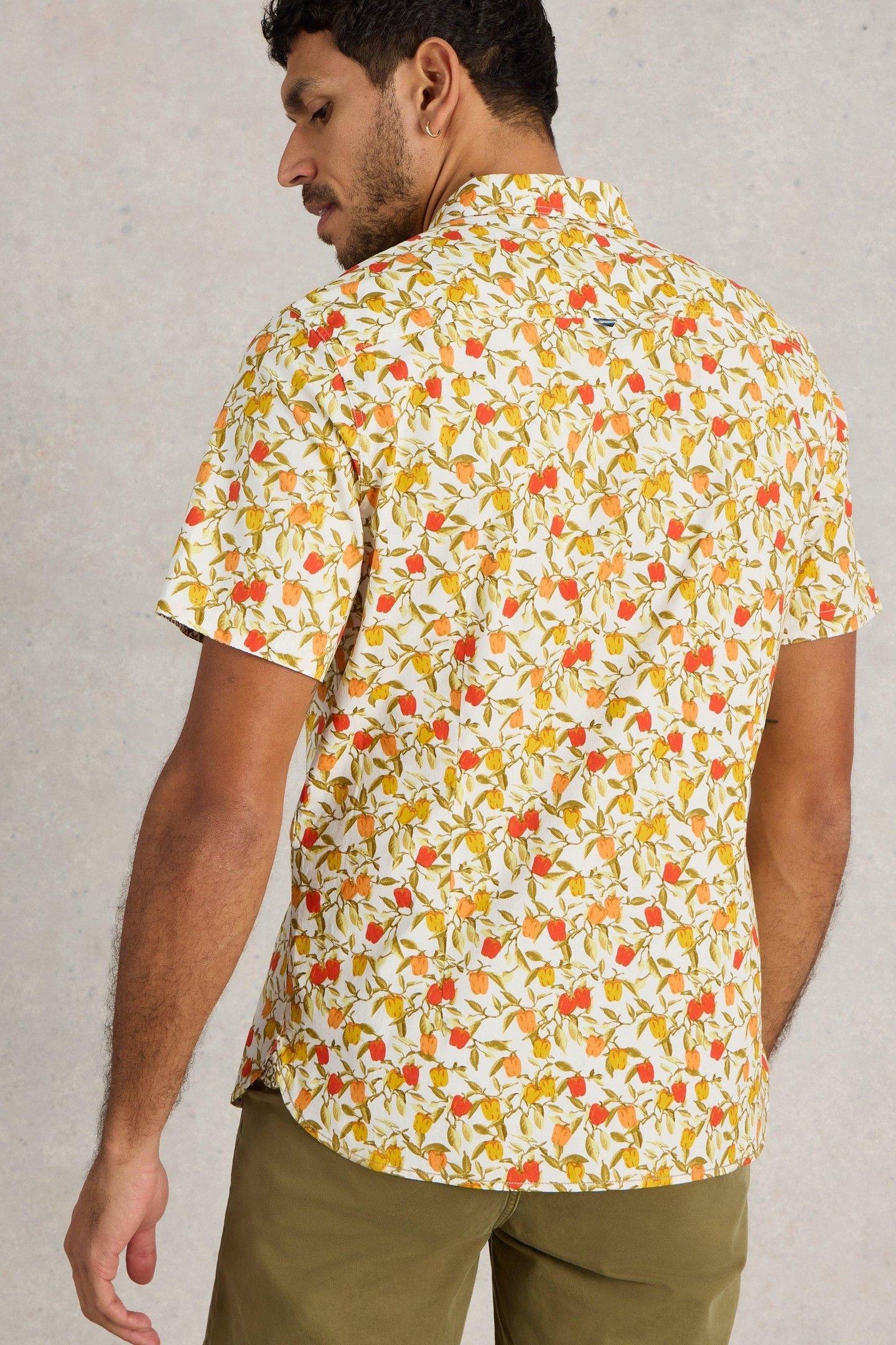 SALCOMBE PEPPERS PRINTED SHIRT WHITE PRINT 3