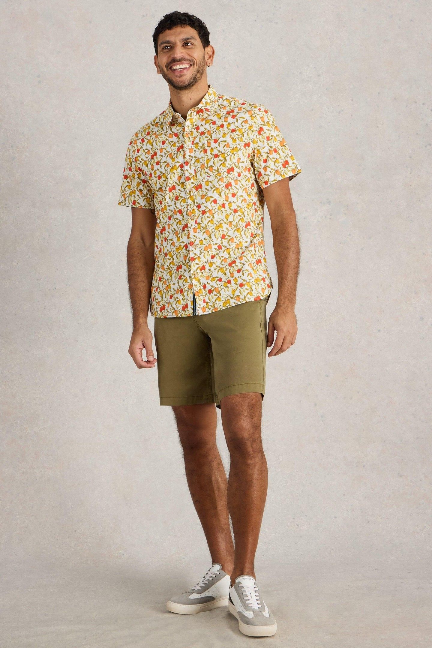 SALCOMBE PEPPERS PRINTED SHIRT WHITE PRINT 2