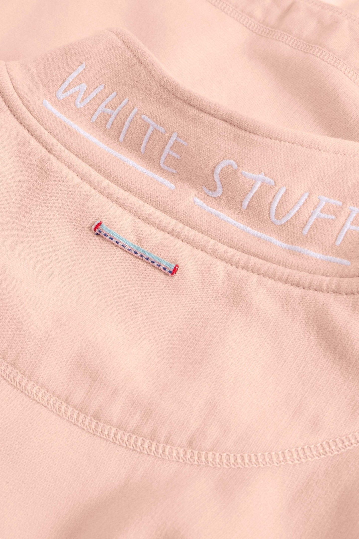 PLAIN HALF ZIP SWEAT LIGHT PINK 4