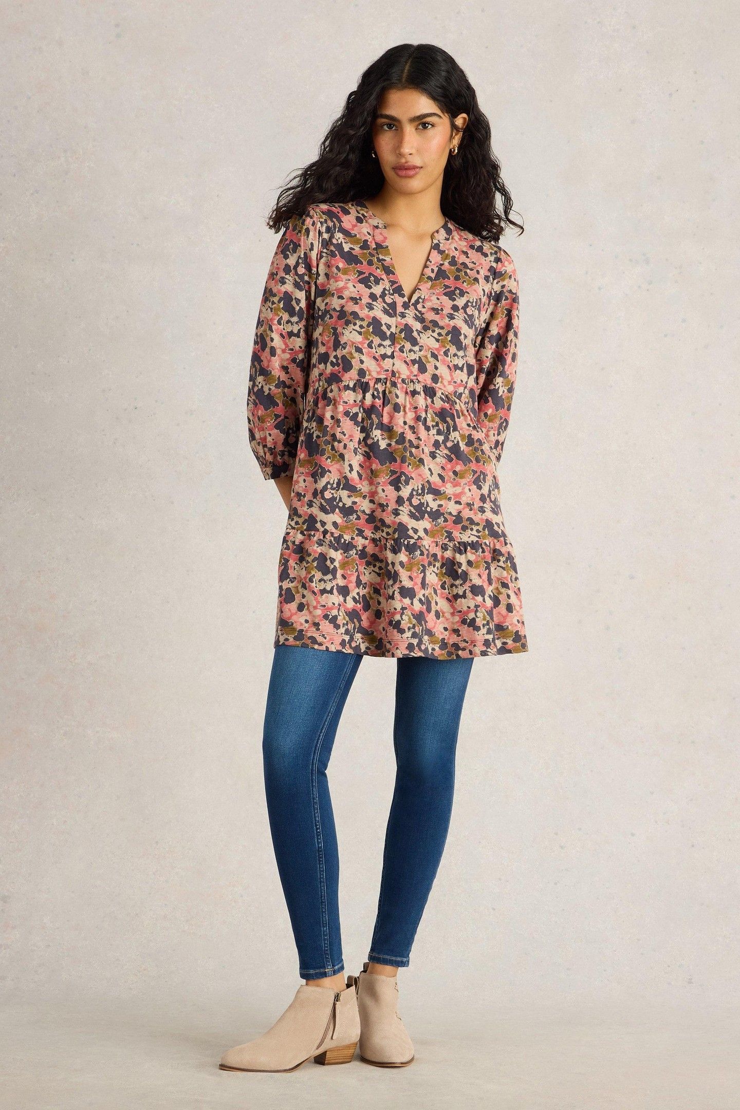 MARTA TUNIC GREEN PRINT 2