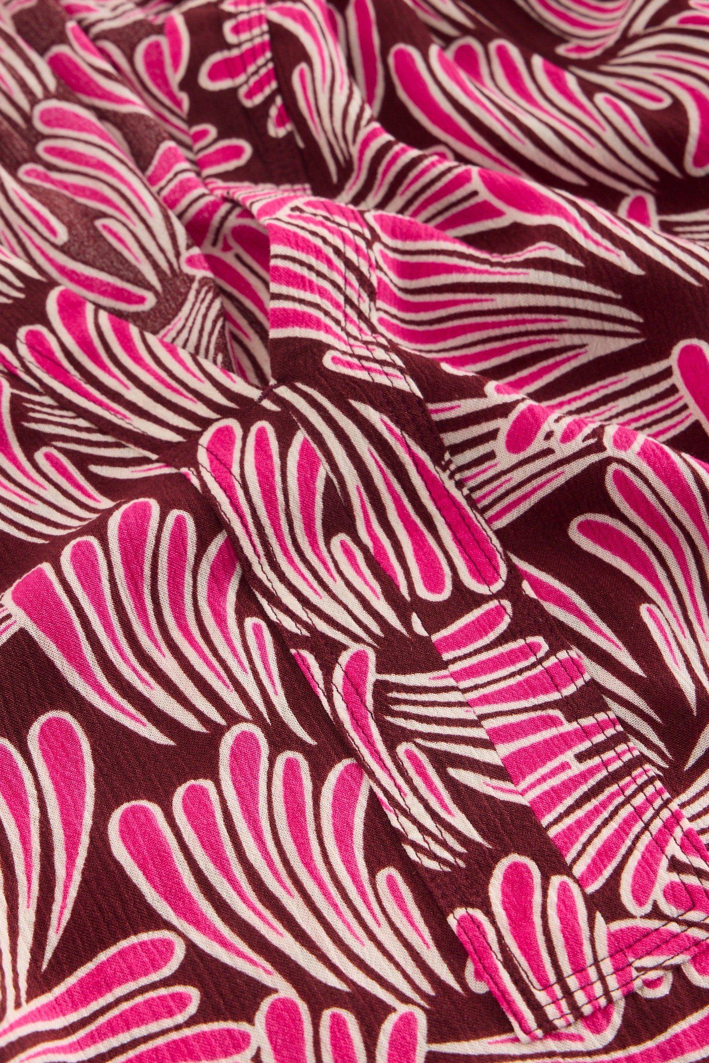 SOPHIA CRINKLE TOP PINK PRINT 4