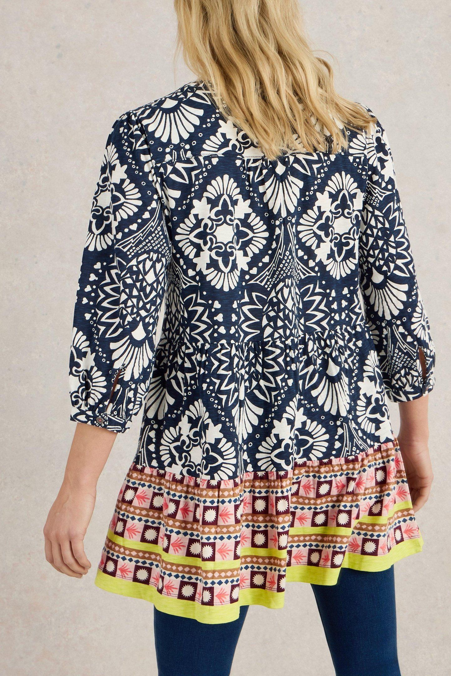 MARTA TUNIC NAVY MULTI 3