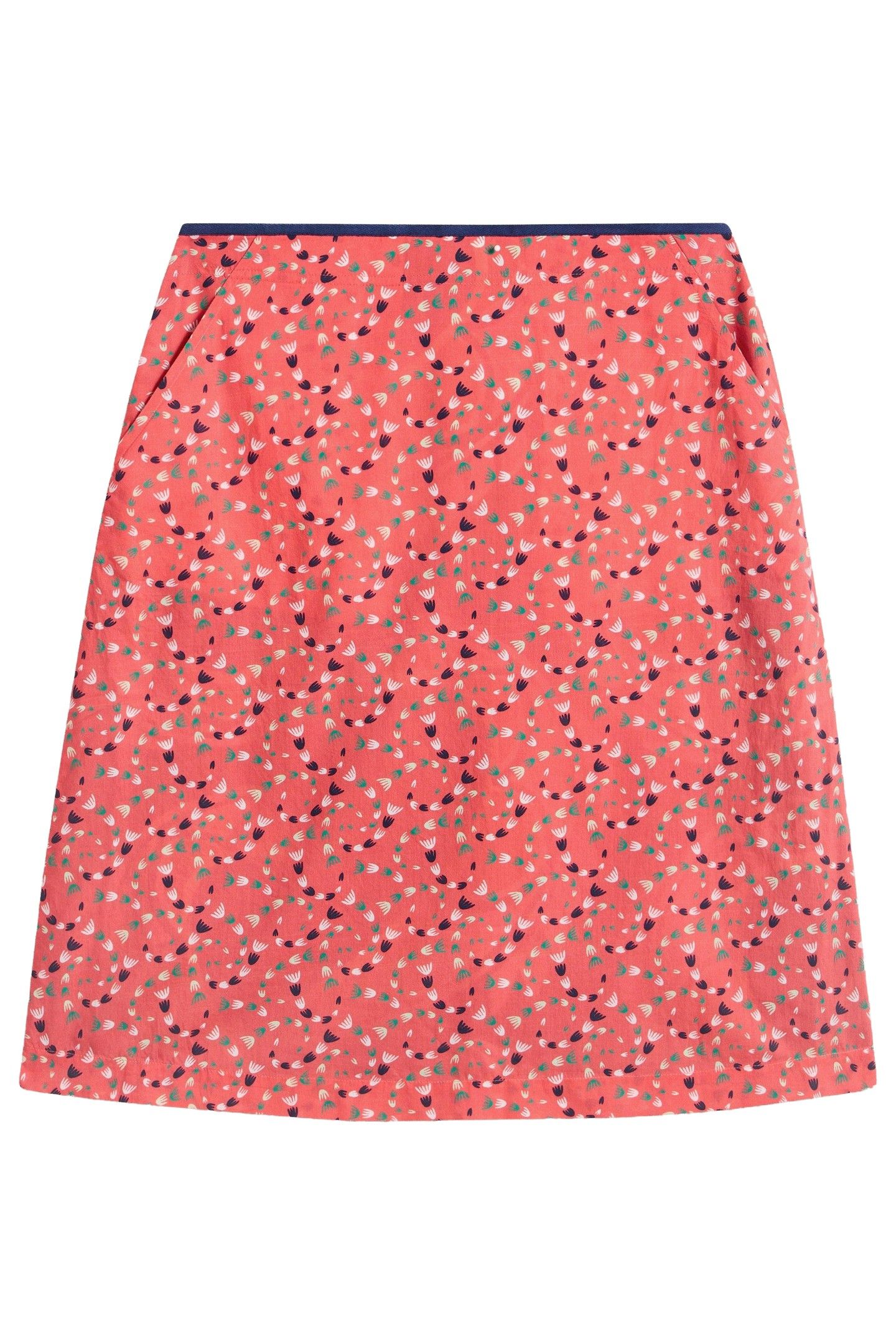 NELL REVERSIBLE SKIRT CORAL MULTI 4