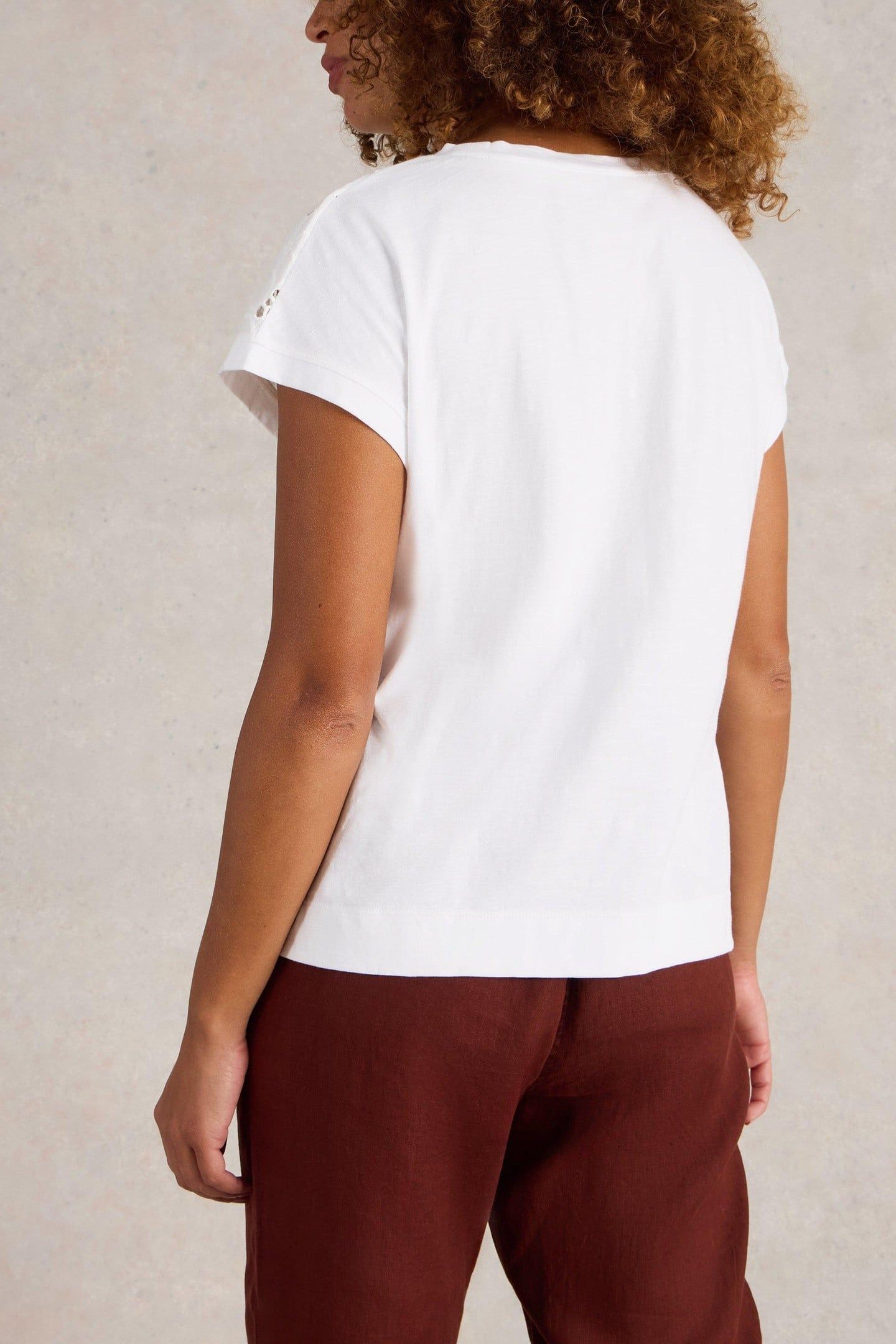 THEA BRODERIE TEE BRILLIANT WHITE 3