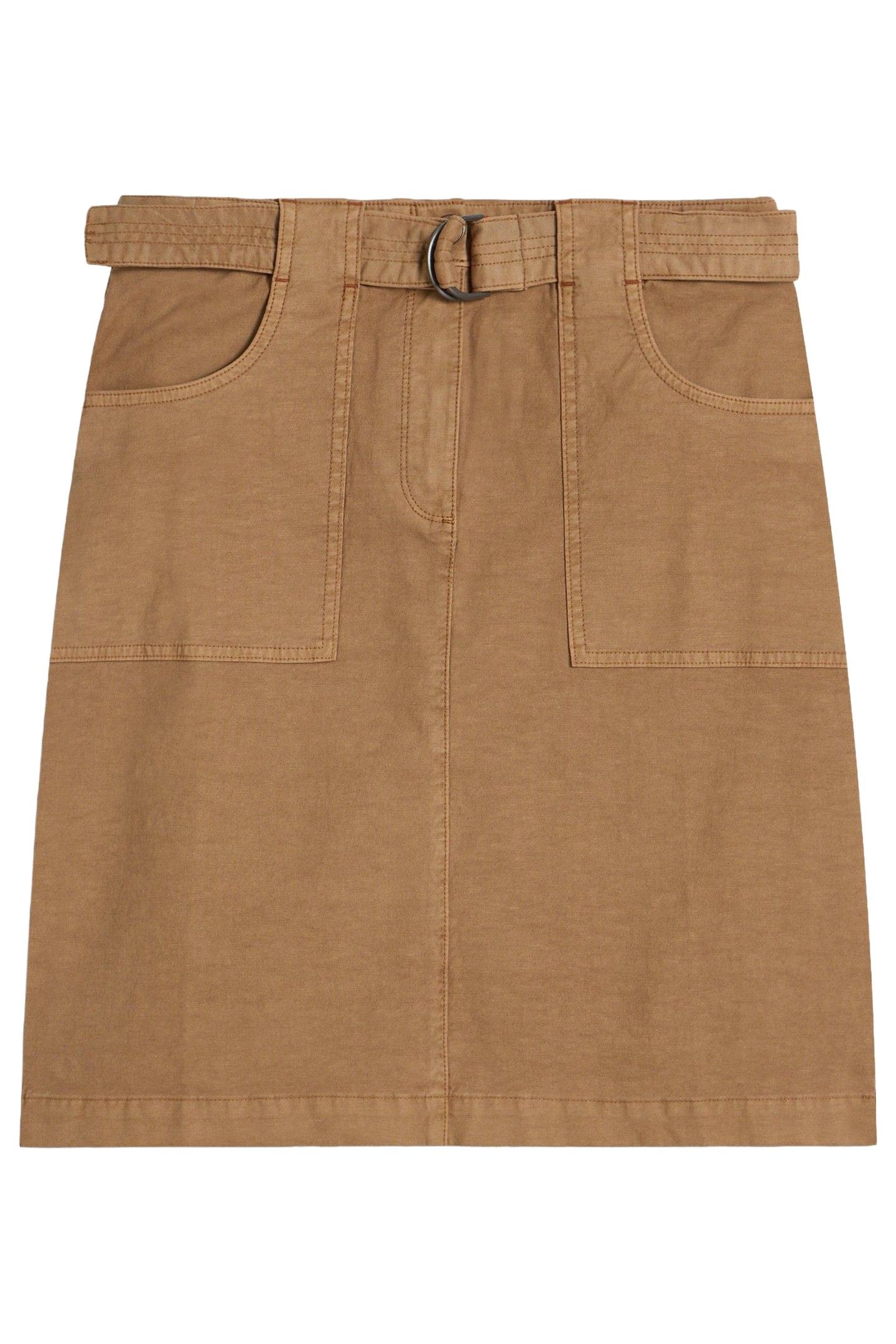 TEAKIE SKIRT DARK NATURAL 4