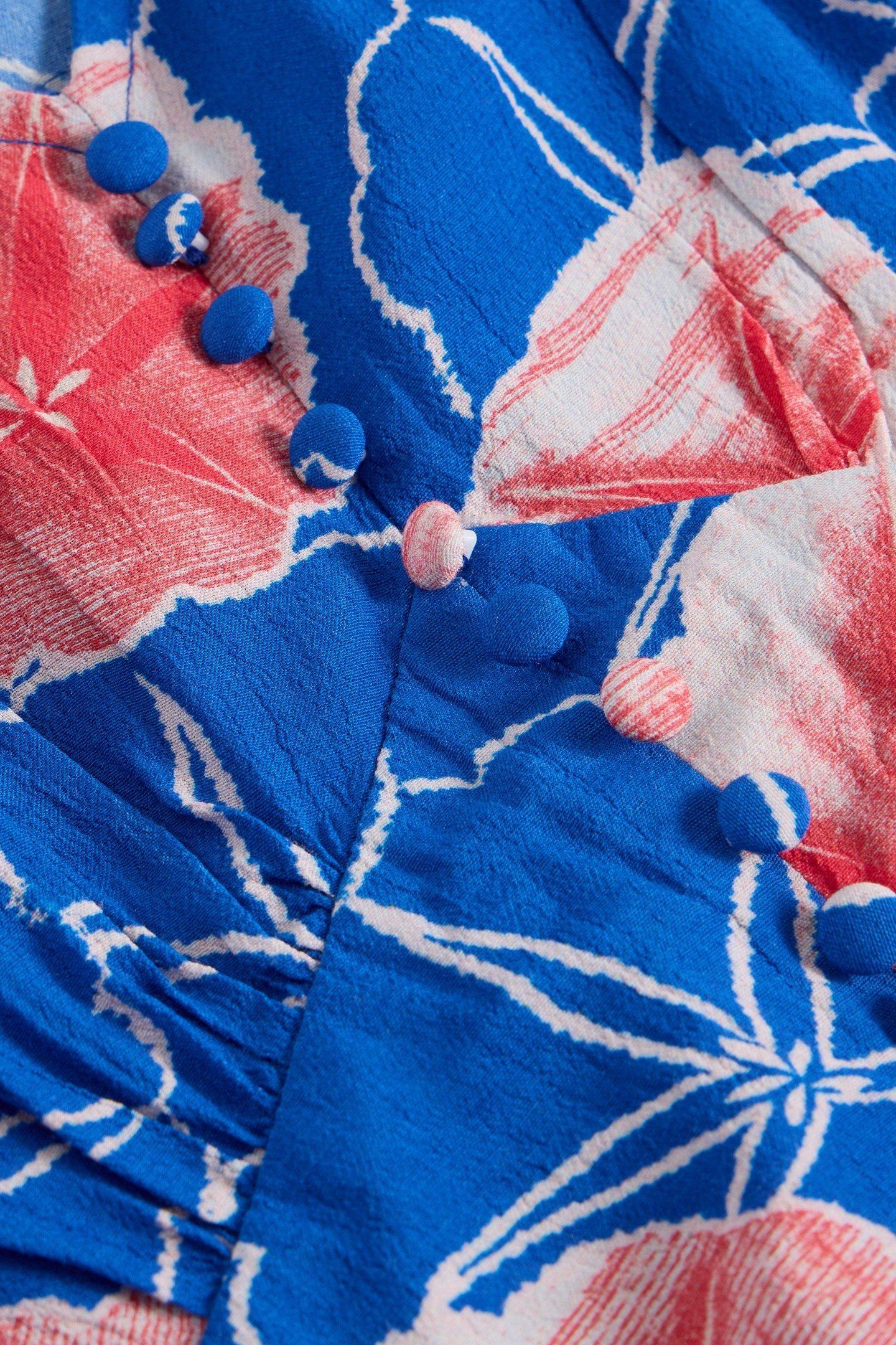 HAZEL BIAS CUT DRESS BLUE PRINT 6
