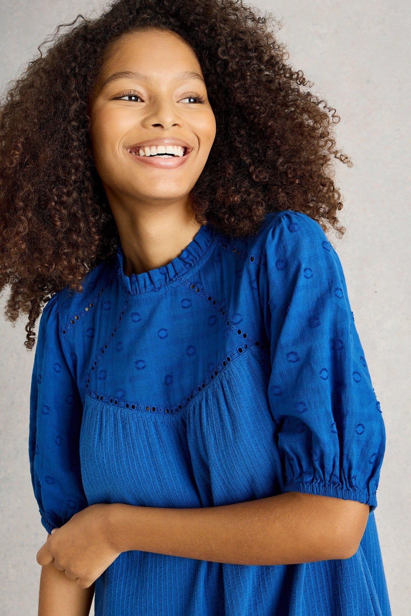 LEA DRESS BRIGHT BLUE 6