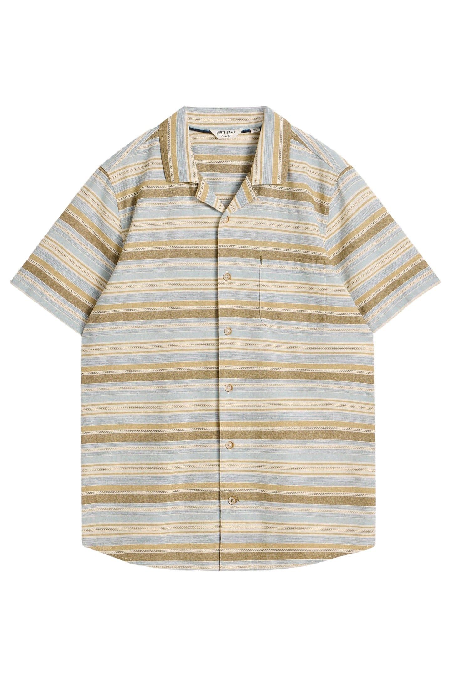 HORIZONTAL SS STRIPE SHIRT BLUE MULTI 4