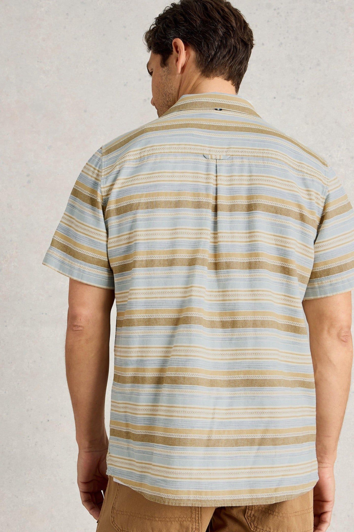 HORIZONTAL SS STRIPE SHIRT BLUE MULTI 3