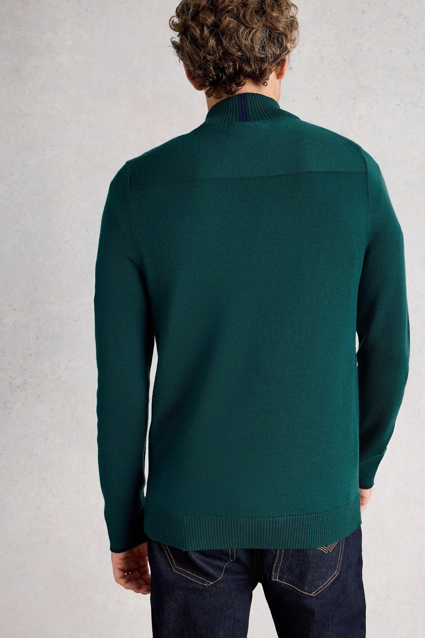 NEWPORT MERINO FUNNEL EMERALD GREEN 3