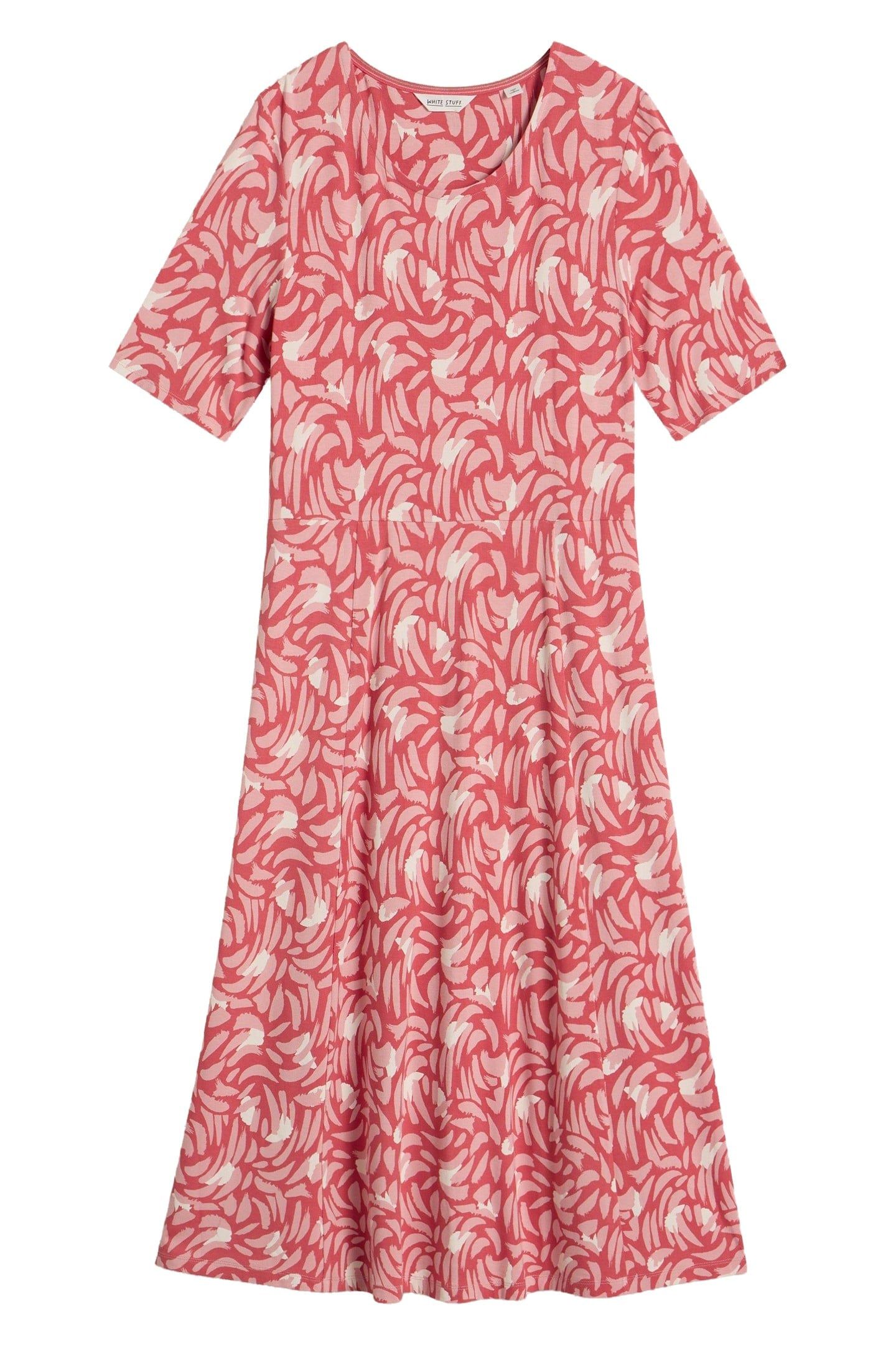 MADELINE DRESS PINK MULTI 4