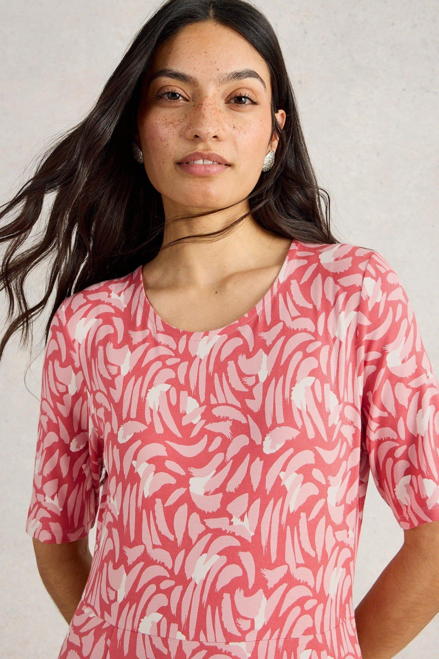 MADELINE DRESS PINK MULTI 6
