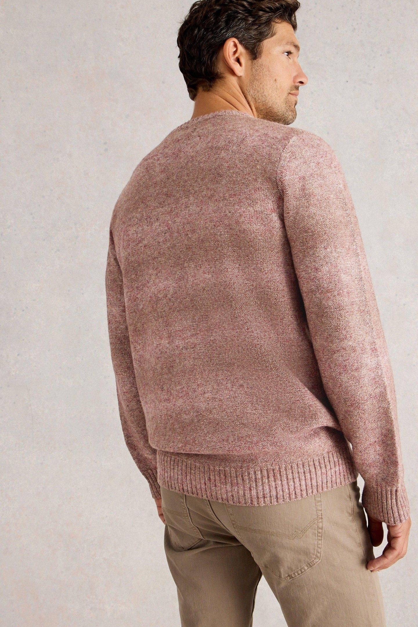 OMBRE CREW NECK MID PINK 2