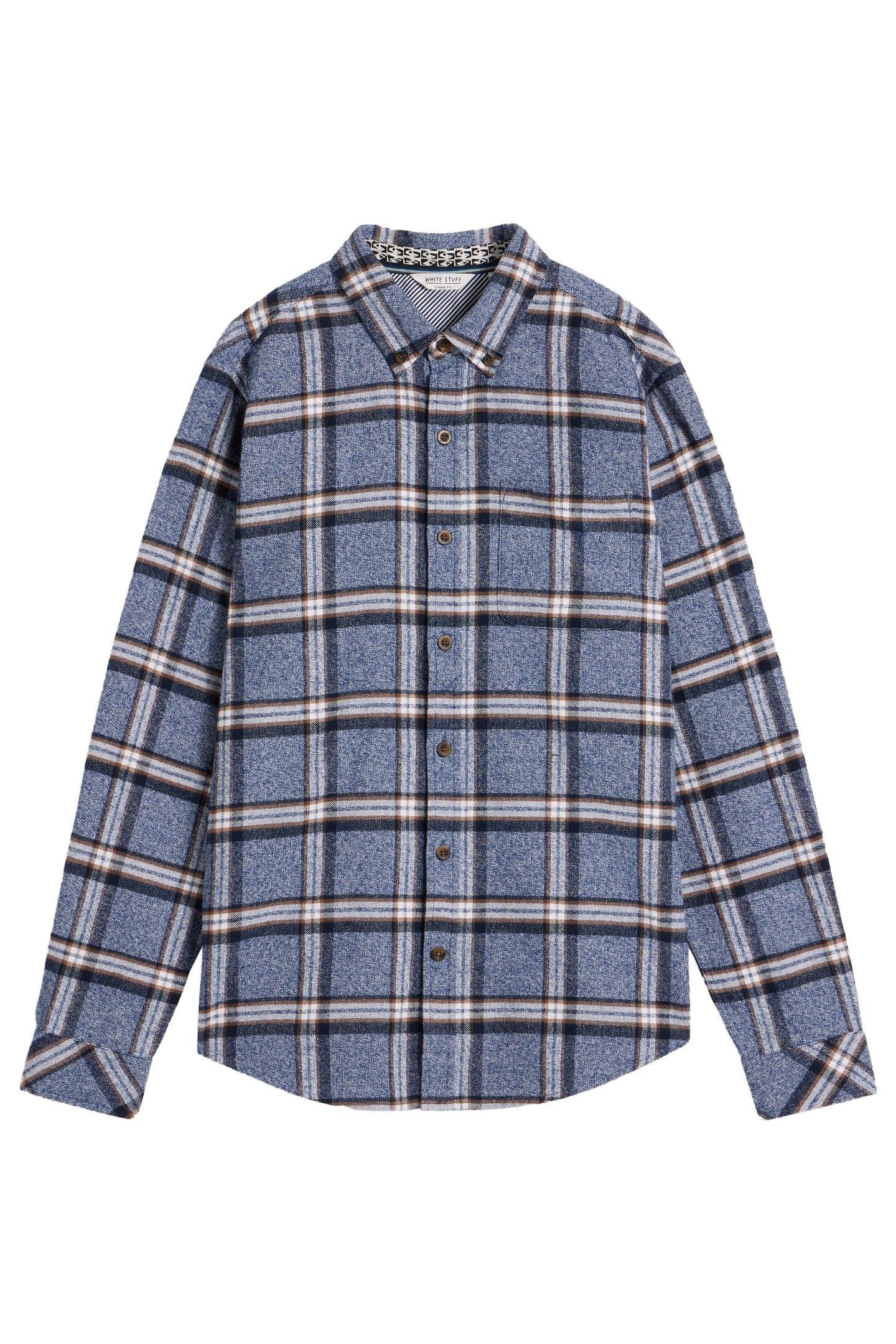 BARTON MARL CHECK SHIRT BLUE MULTI 2