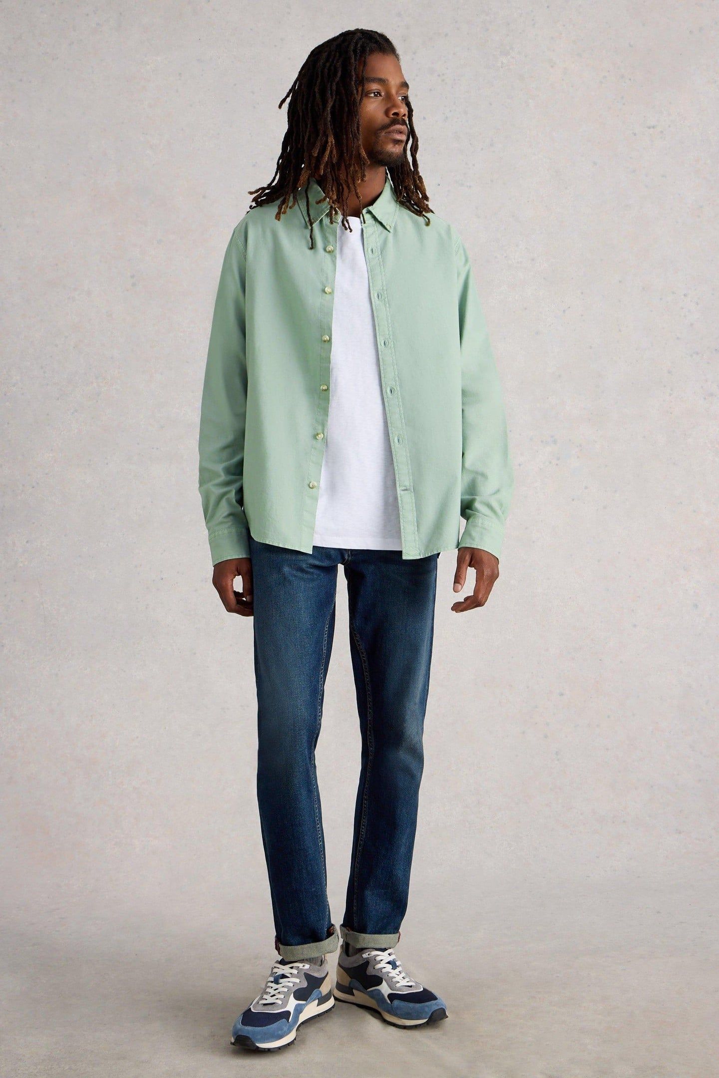 BRUTON OXFORD SHIRT LIGHT GREEN 3