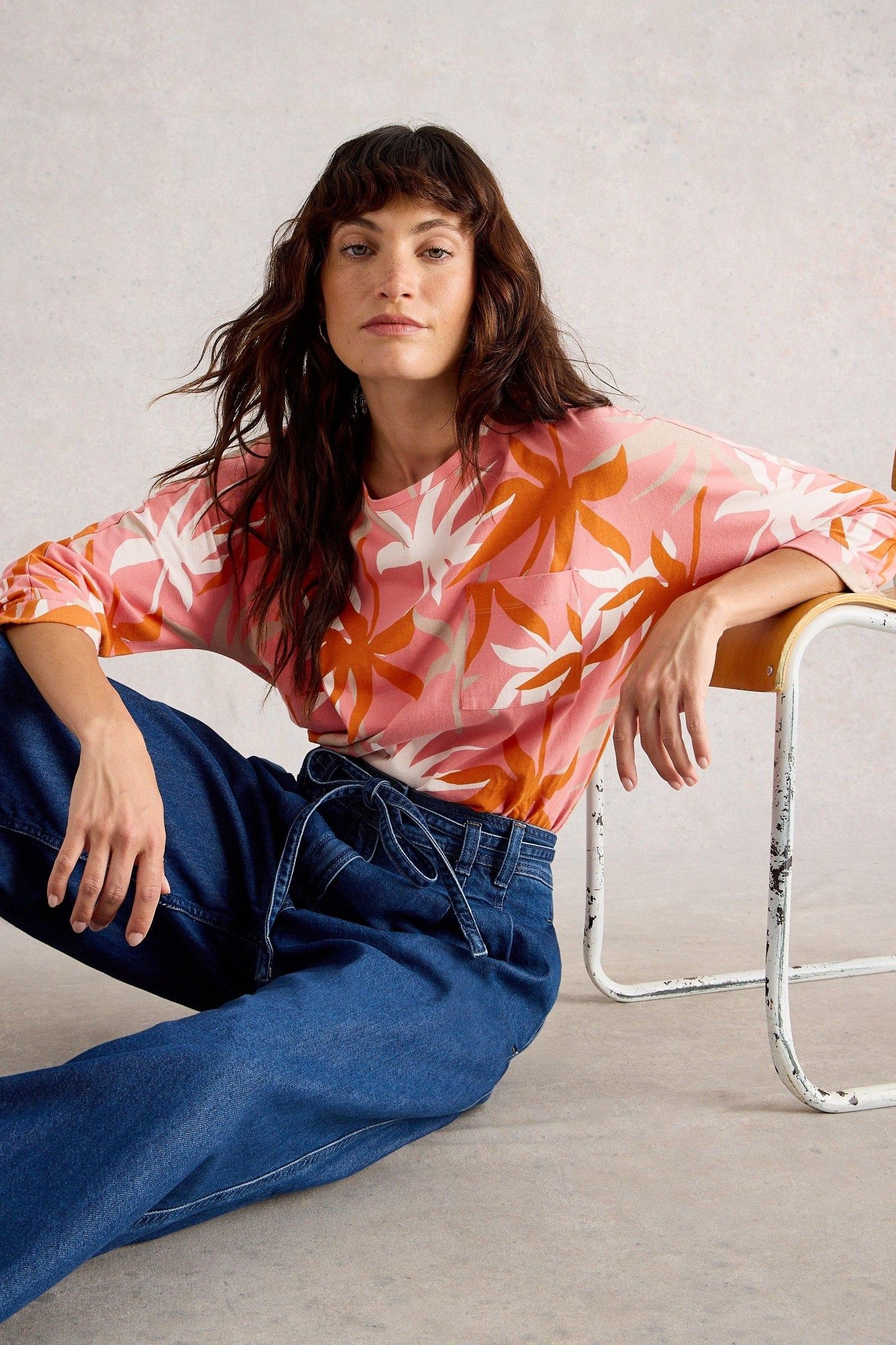 DEMI DOLMAN TOP CORAL MULTI 5