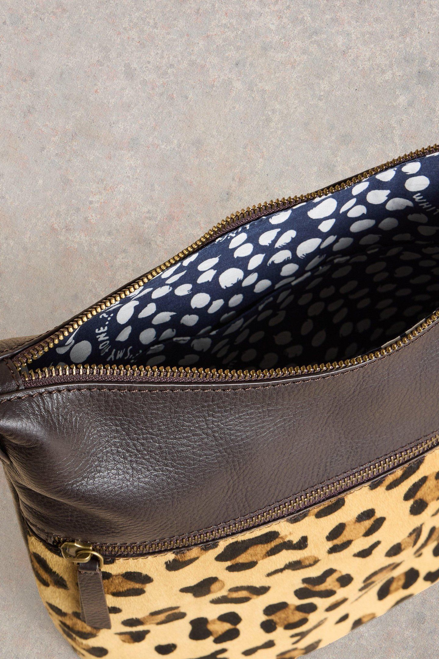 FERN LEATHER CROSSBODY BROWN MULTI 4