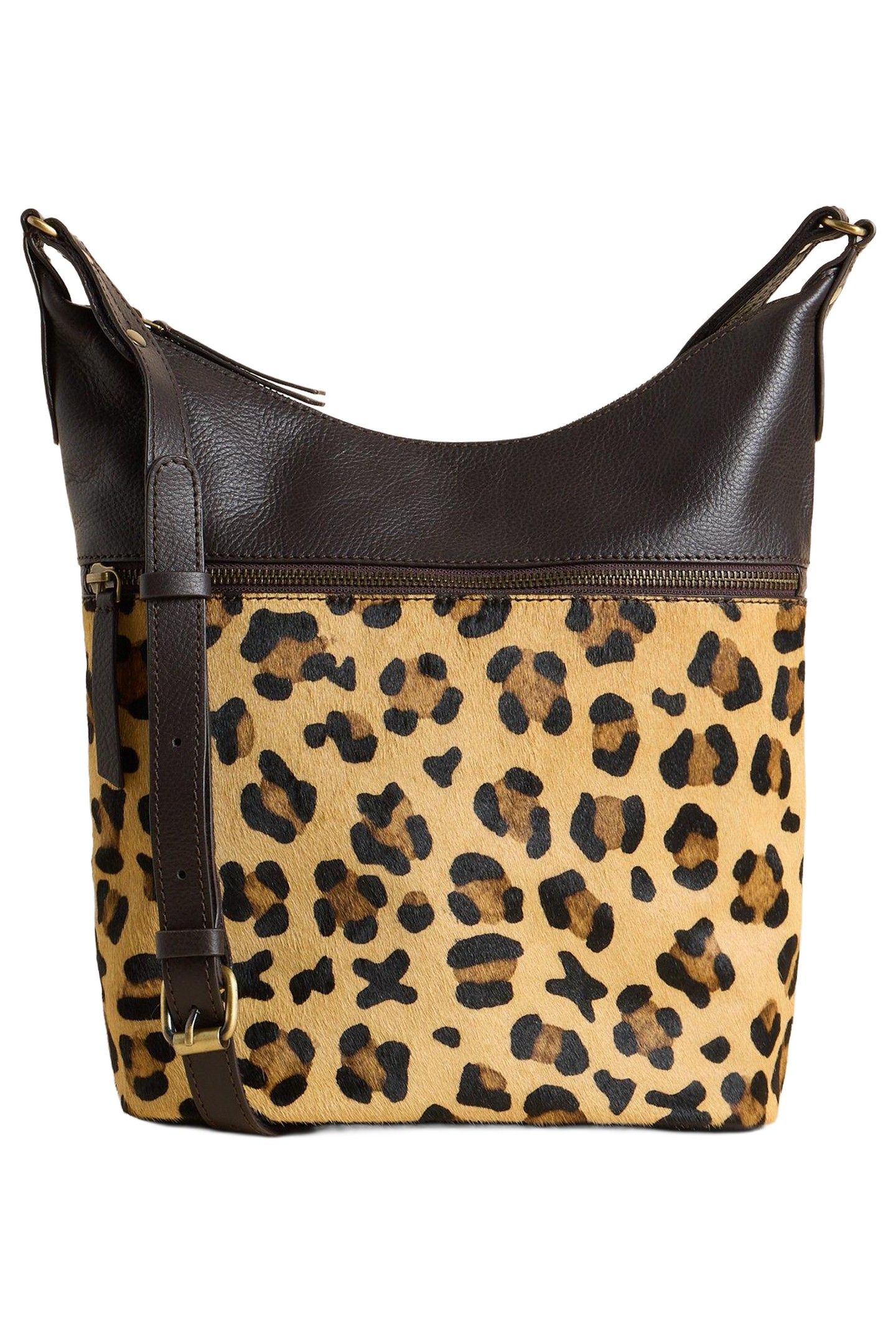 FERN LEATHER CROSSBODY BROWN MULTI 3