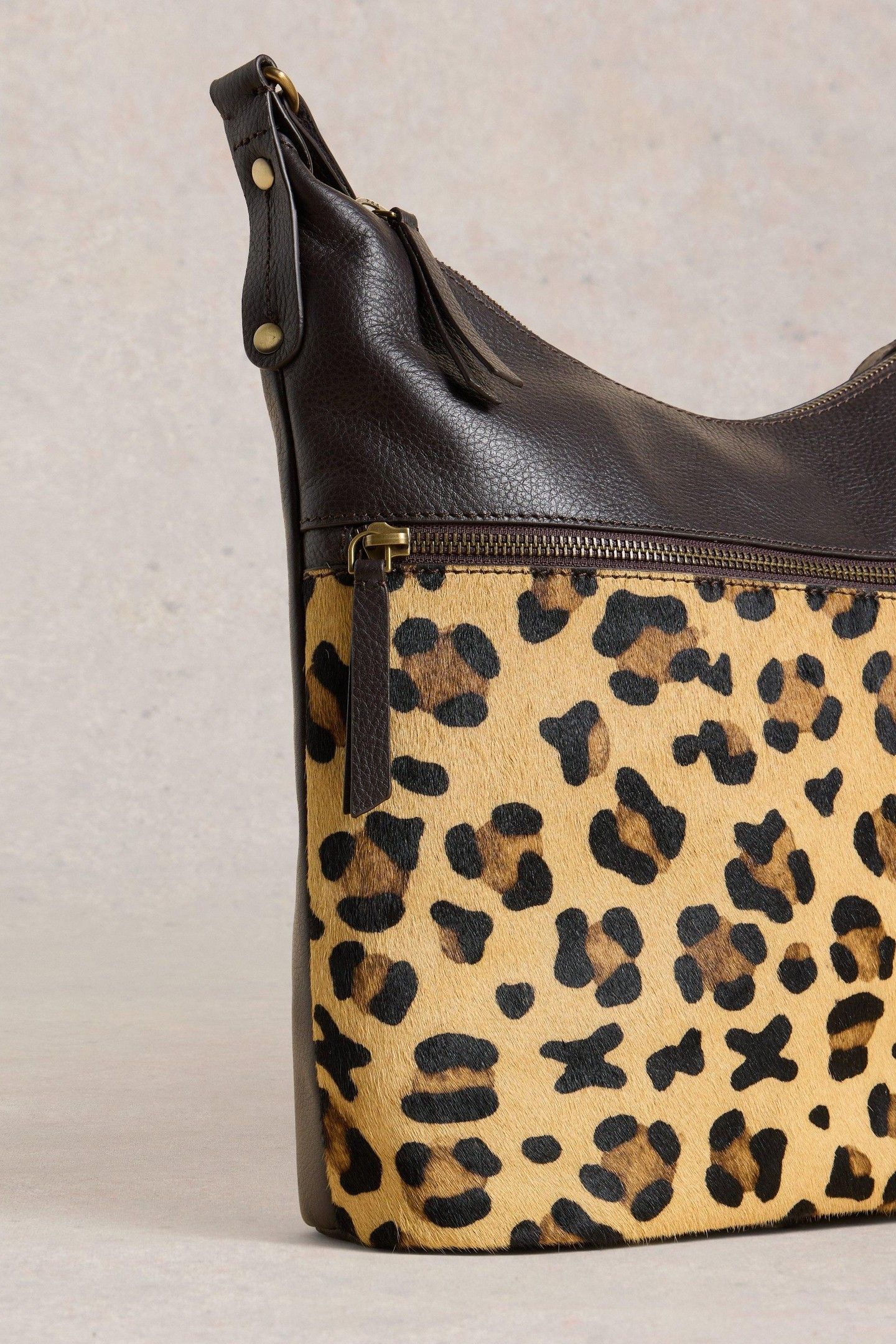 FERN LEATHER CROSSBODY BROWN MULTI 5