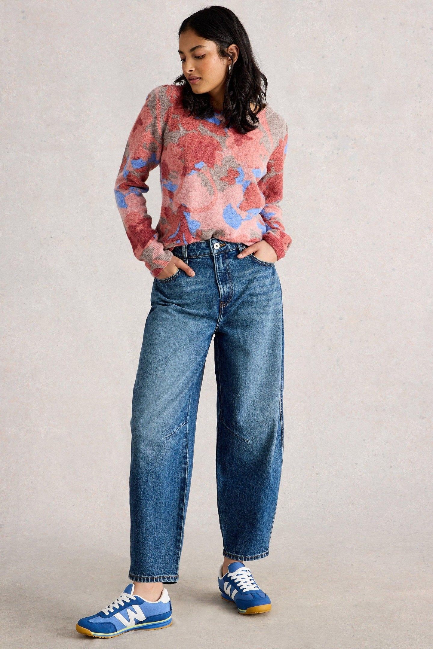 JODIE PRINTED JUMPER RED PRINT 1