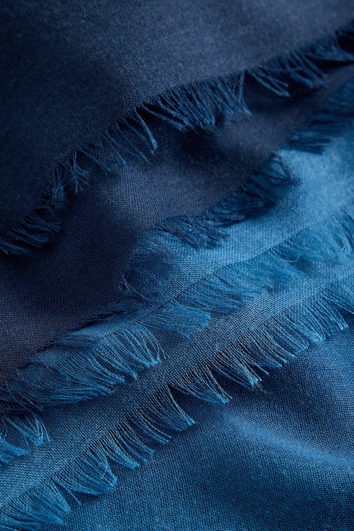 PENNY PLAIN OVERSIZED SCARF DARK NAVY 3