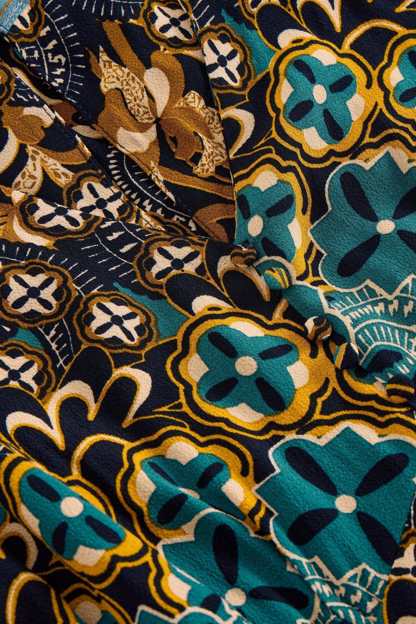 HOPE BIAS CUT DRESS NAVY MULTI 5