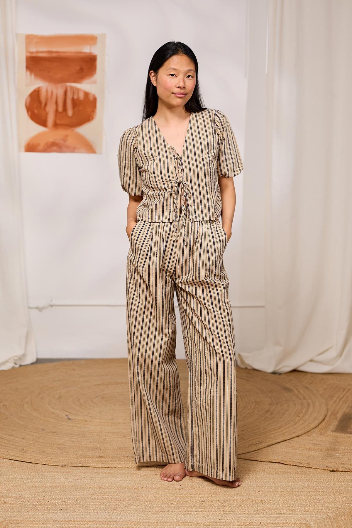 BALDWIN - NAVY STRIPE 1